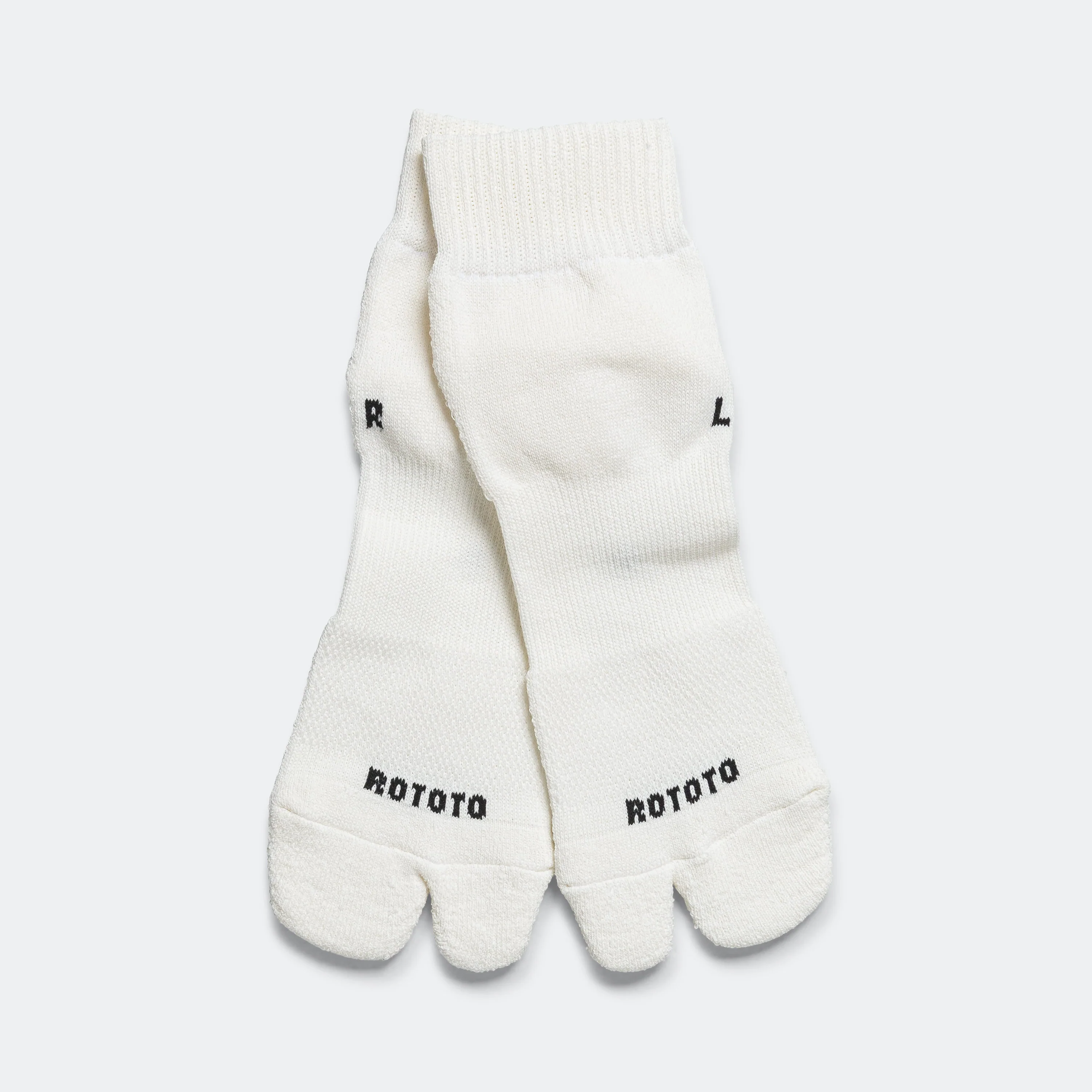 Split-Toe Ankle Sock - White - Image 2