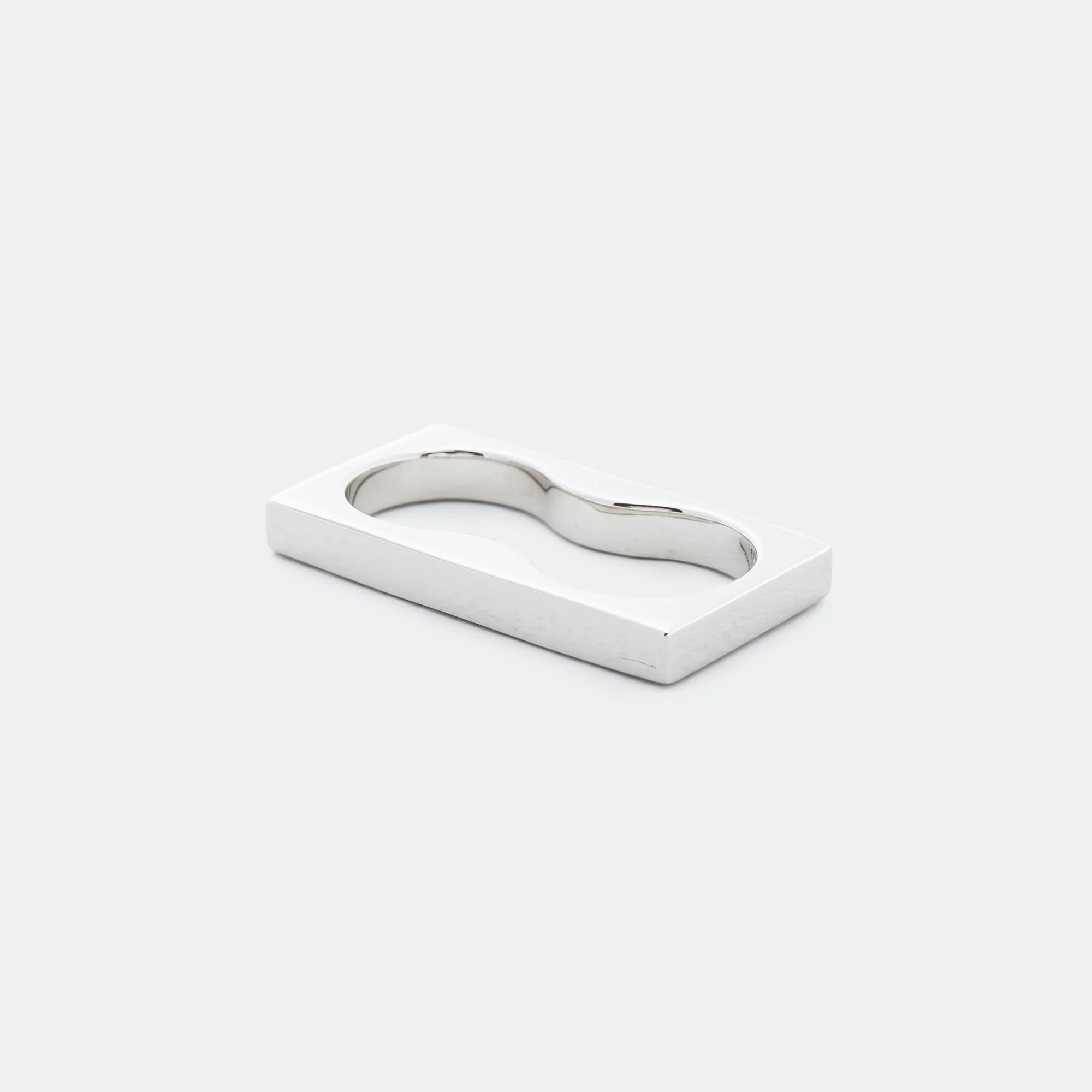 Square Ring Double - 925 Silver - Image 3