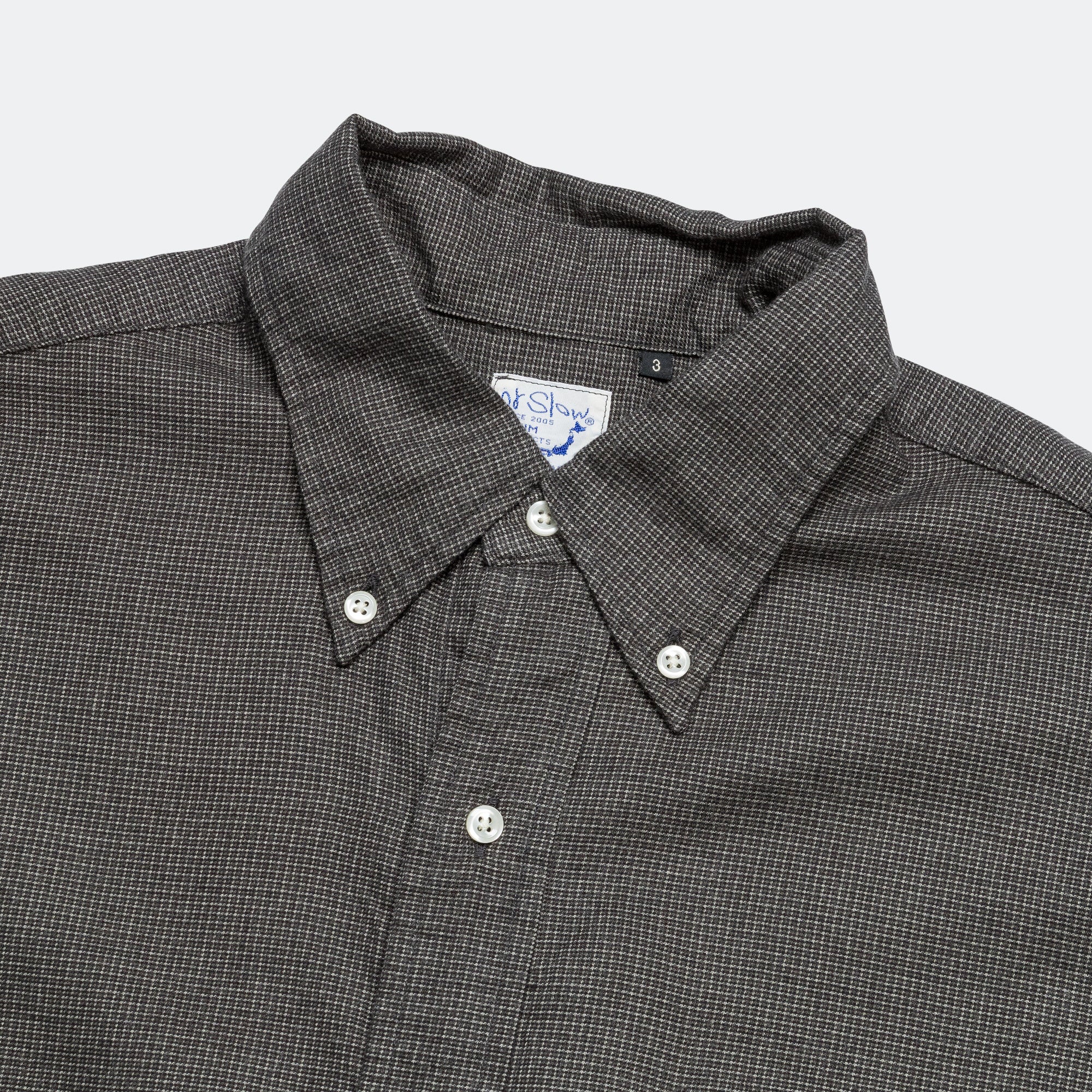 Standard Button Down Shirt - Charcoal Grey - Image 2