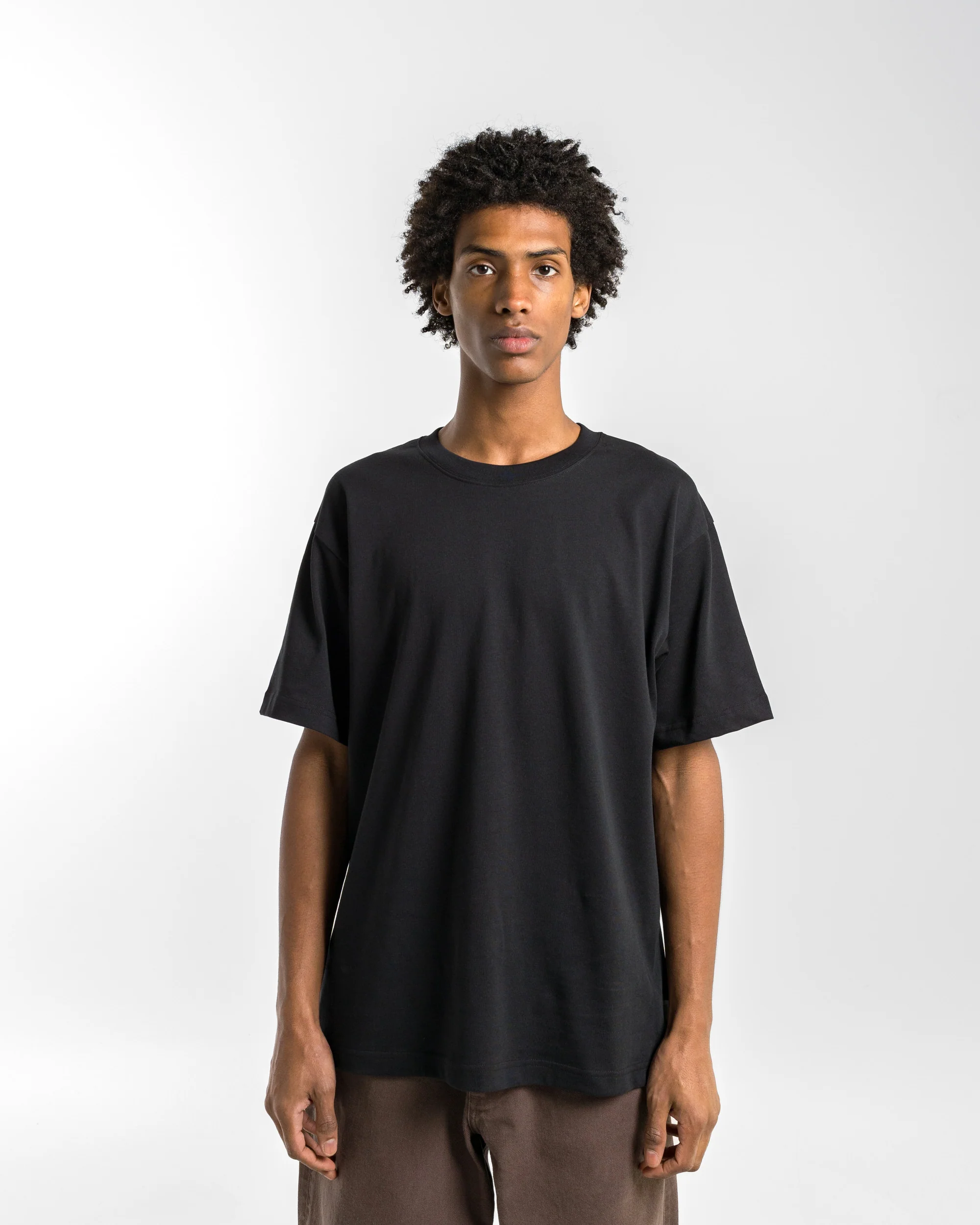 Standard Heavy Loose T-Shirt - Black - Image 2