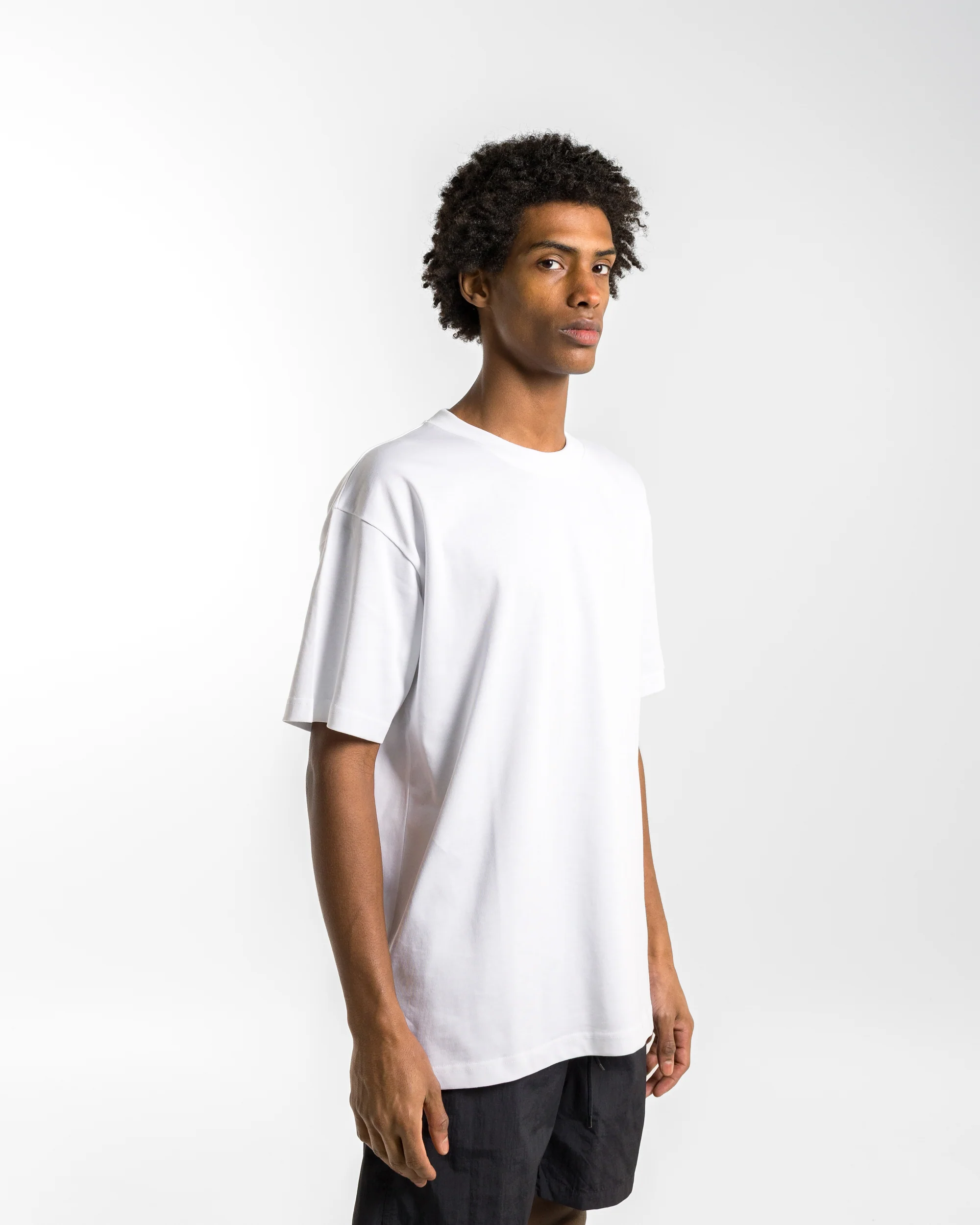 Standard Heavy Loose T-Shirt - White - Image 3
