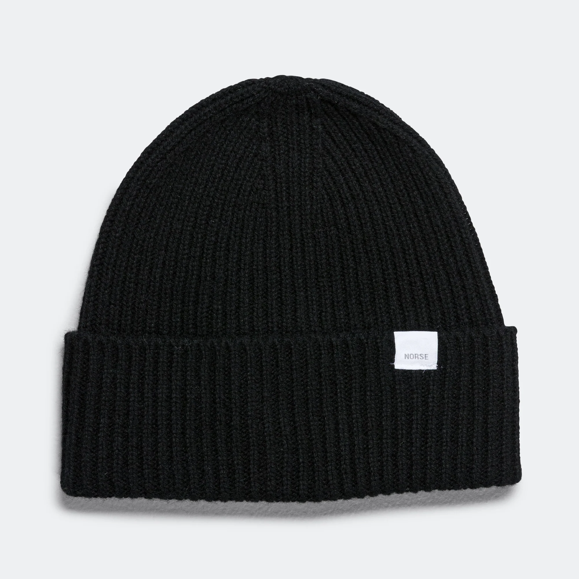 Standard Merino Lambswool Beanie - Black