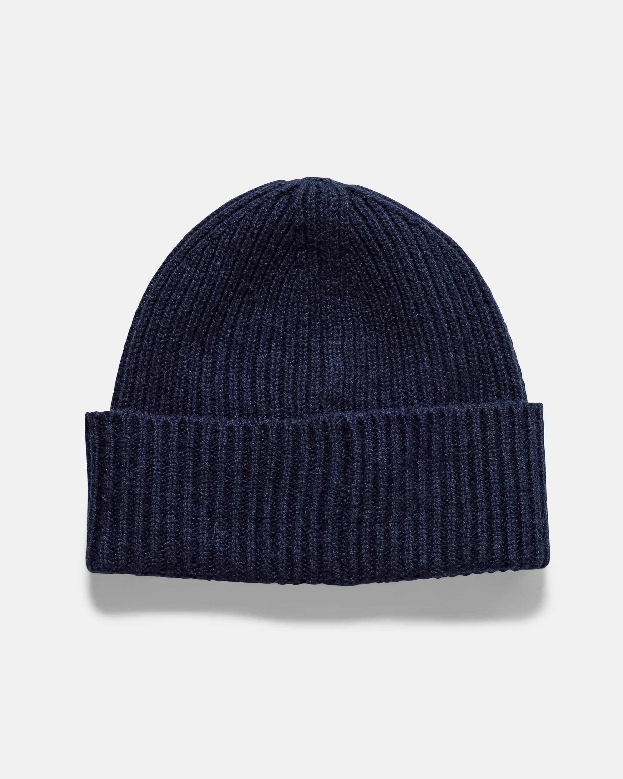 Standard Merino Lambswool Beanie - Dark Navy - Image 3