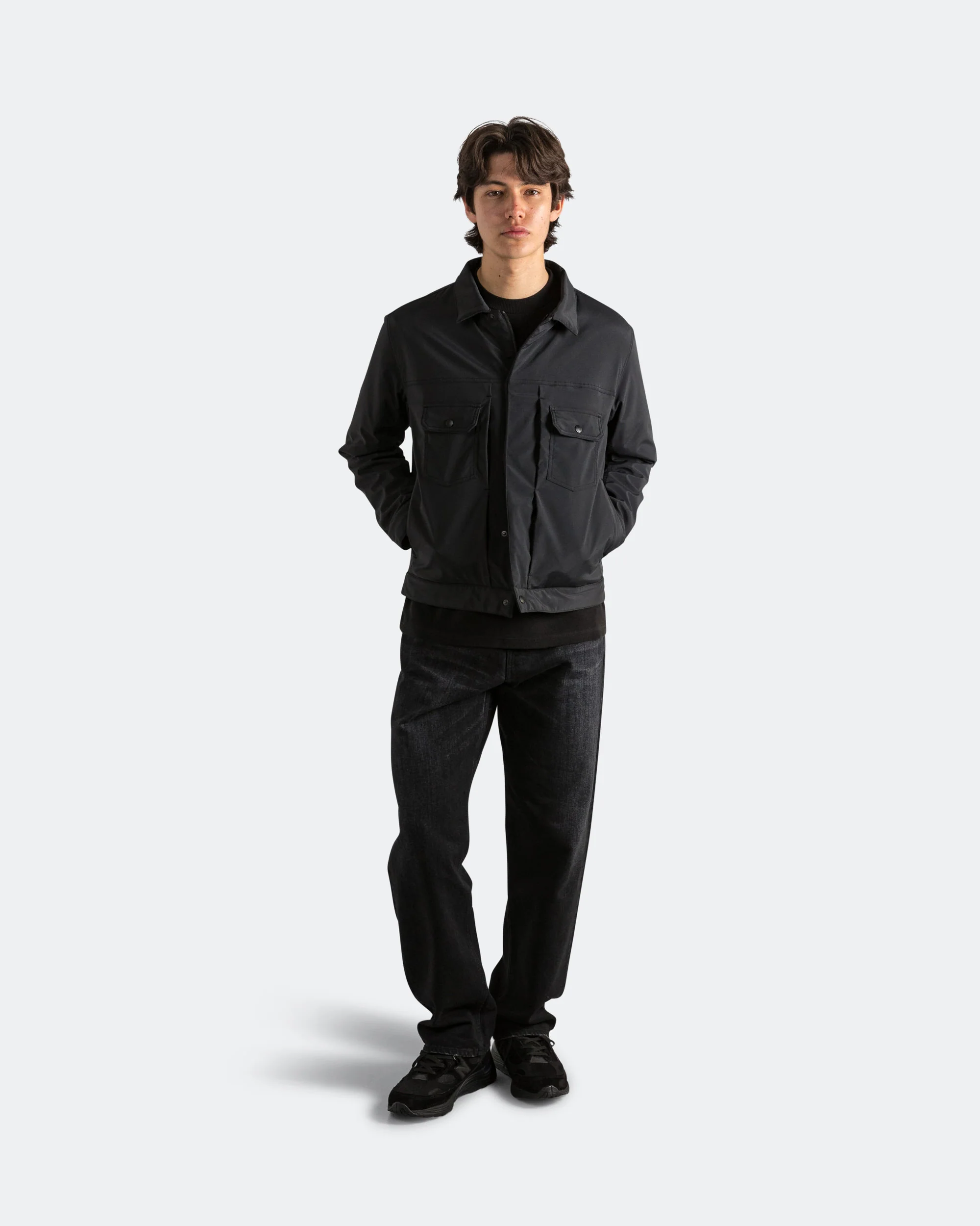 Station Insulated Jacket - GORE-TEX Windstopper 3L Nylon Ripstop Black - Image 6