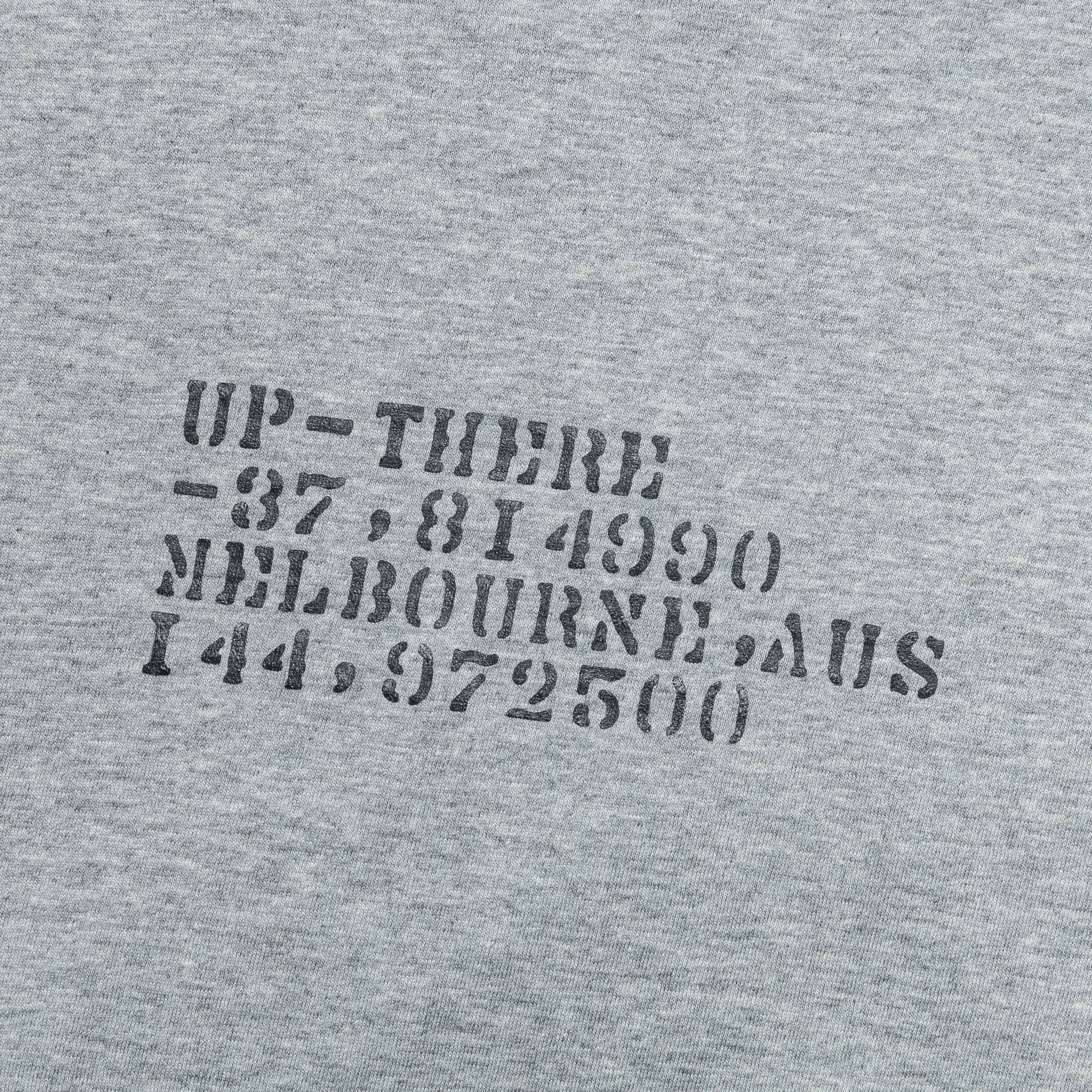 Stencil T-Shirt x UP THERE - Heather Grey - Image 3