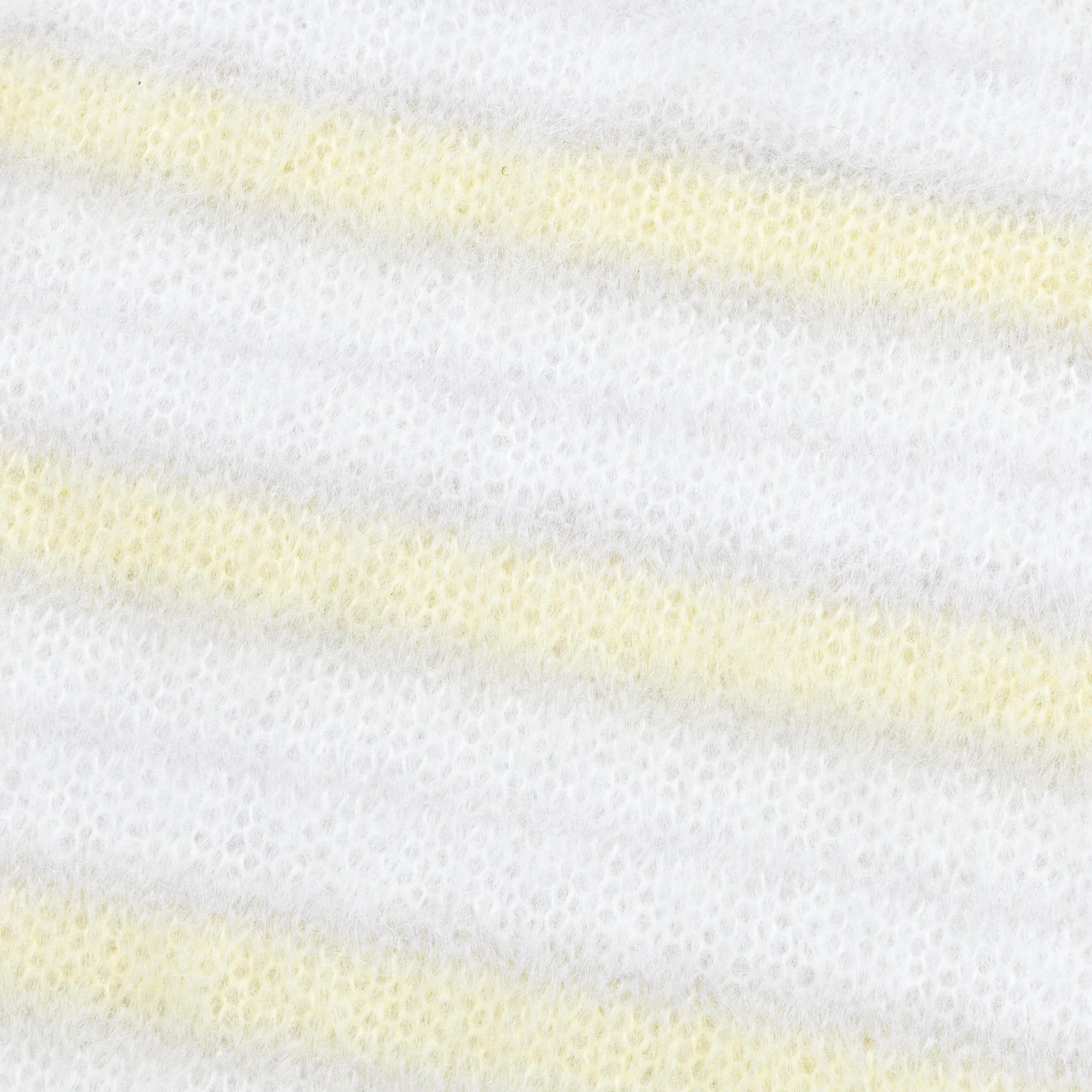 Striped Mohair Sweater - Lily White - Image 5