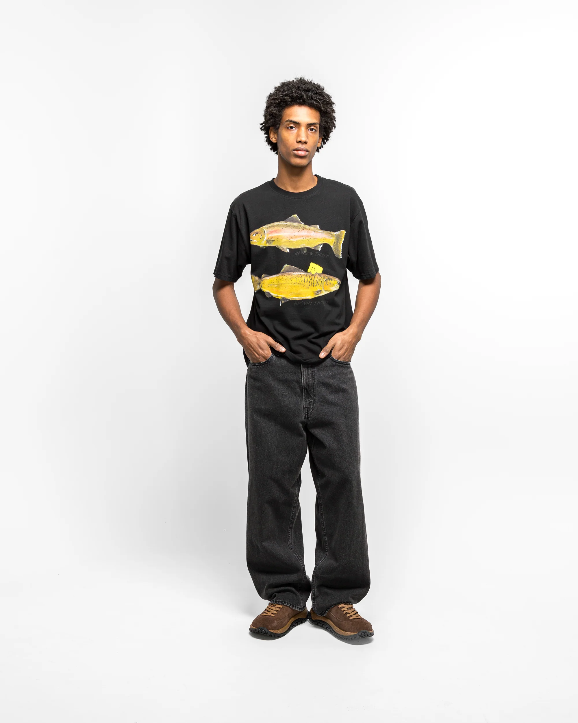 Super Dad's Fit Pants - Black Denim Stone Wash - Image 6