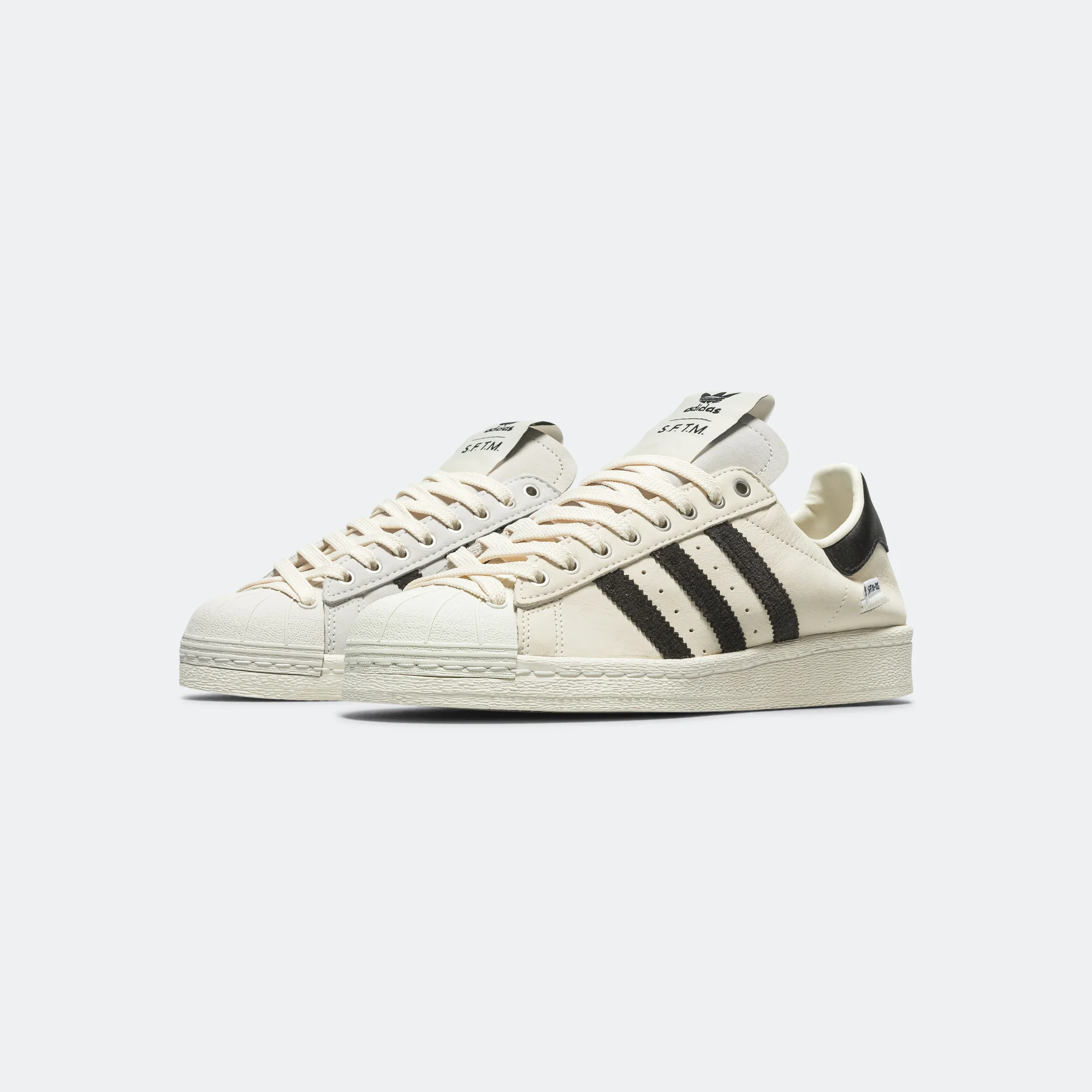 Superstar 82 x SFTM - Cream White/Core Black-Off White - Image 2