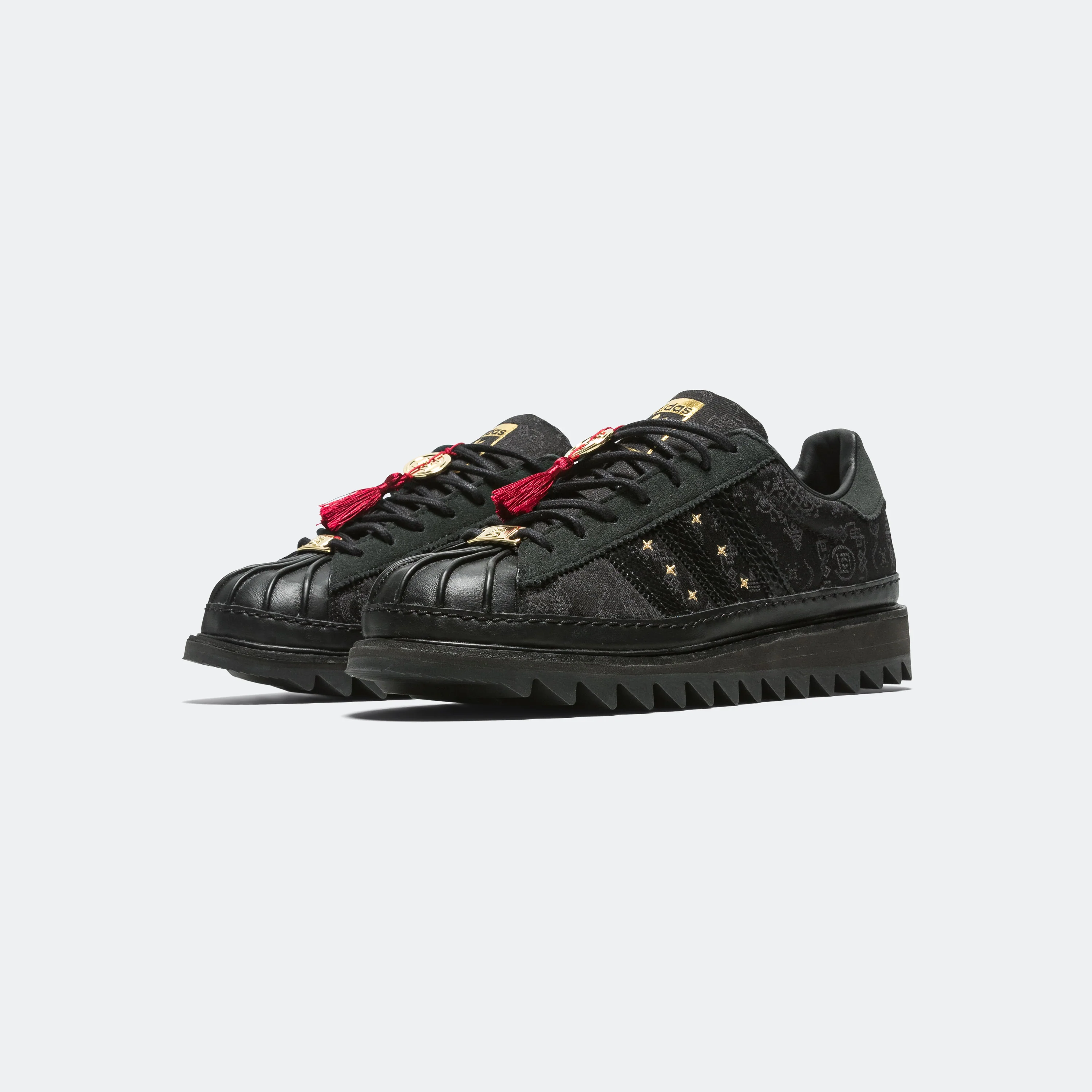 Superstar LNY by Edison Chen x CLOT - Core Black/Carbon-Gold Metallic - Image 2