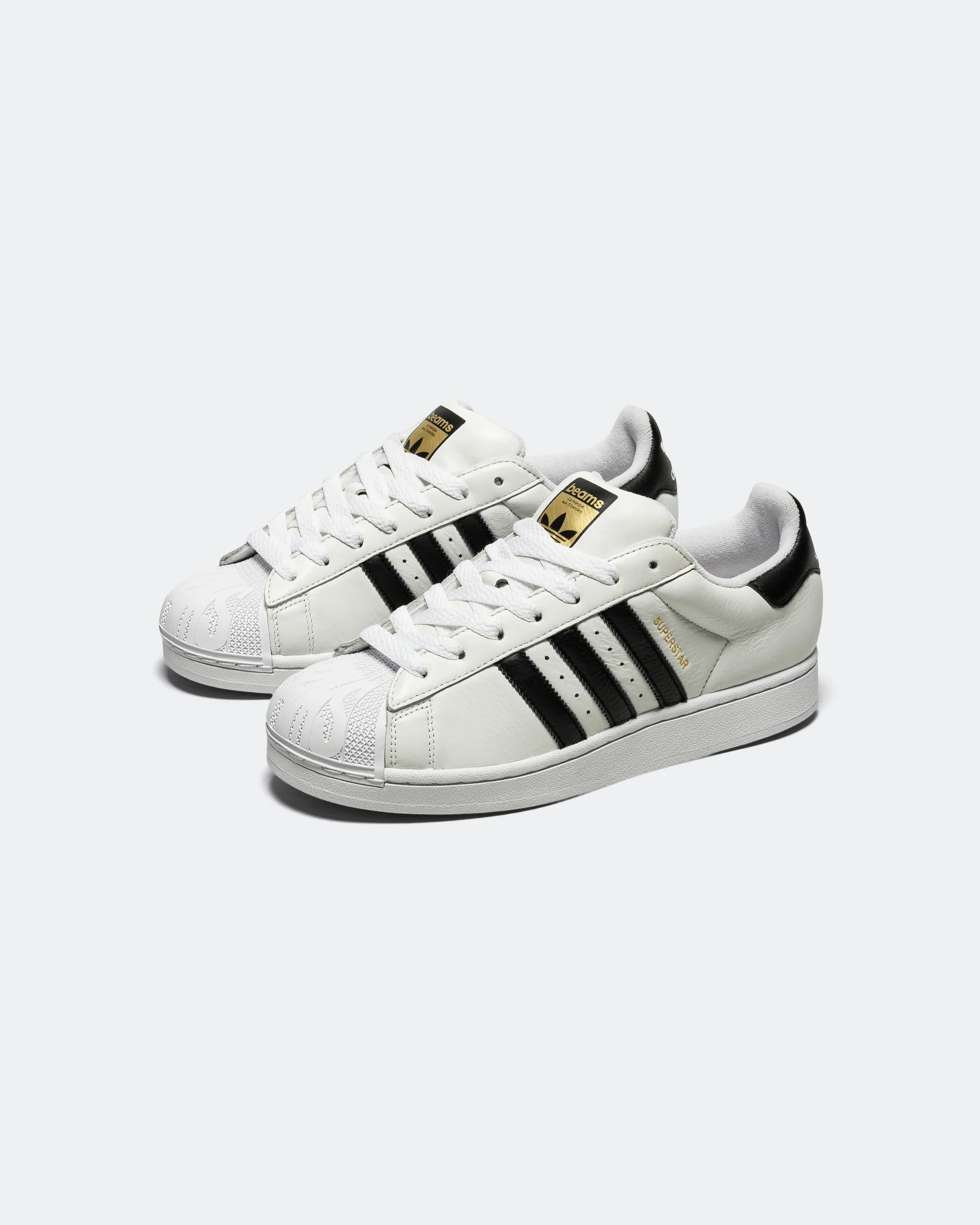Superstar x BEAMS - Footwear White/Core Black-Gold Metallic - Image 2