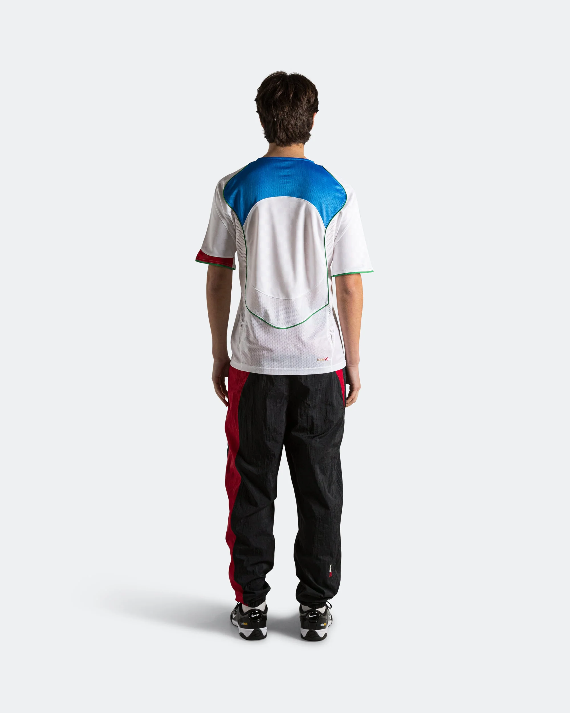 T90 Water Repellent Track Pant - Black/Gym-Red - Image 6