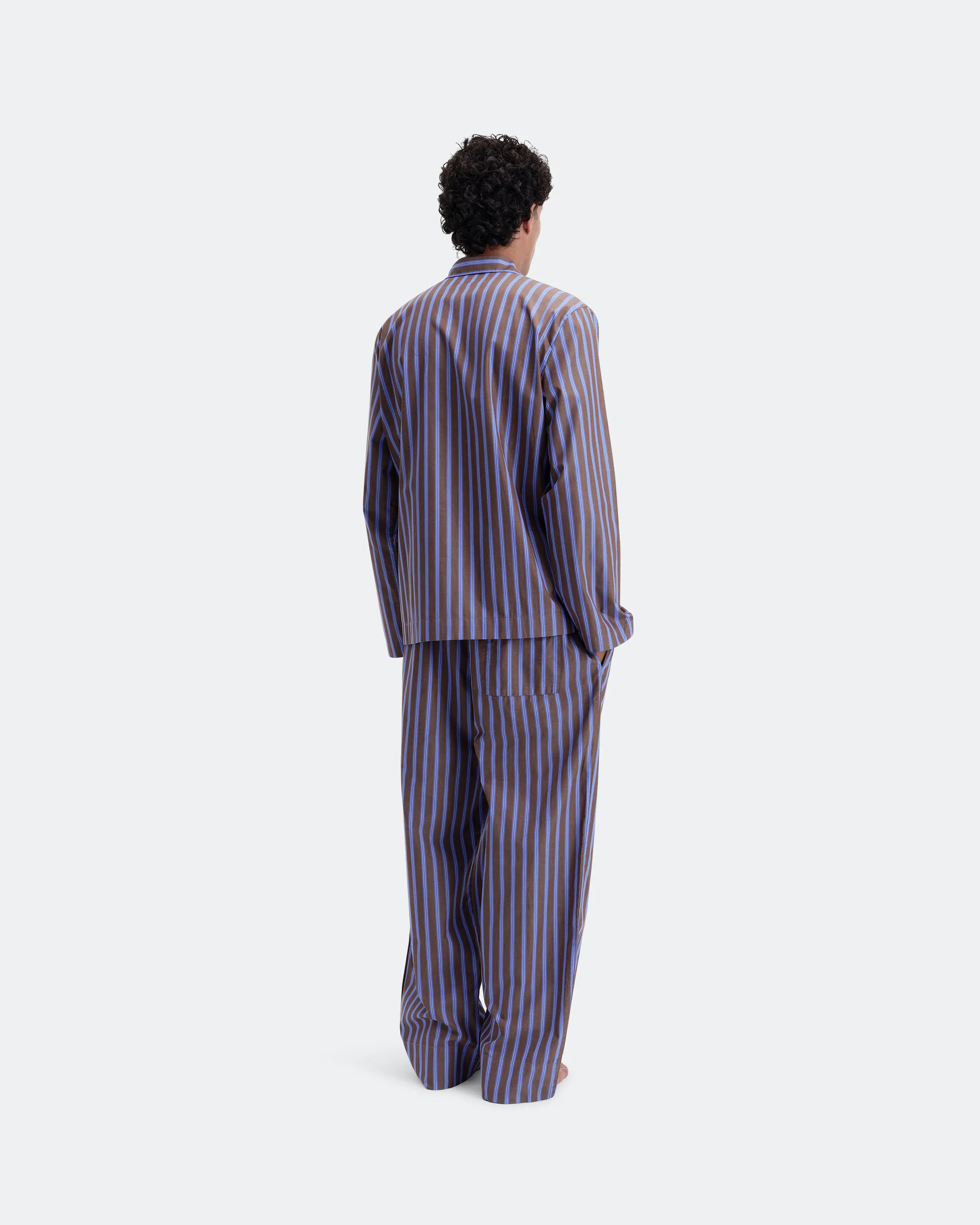 Pyjama Shirt - Chestnut Stripes - Image 5