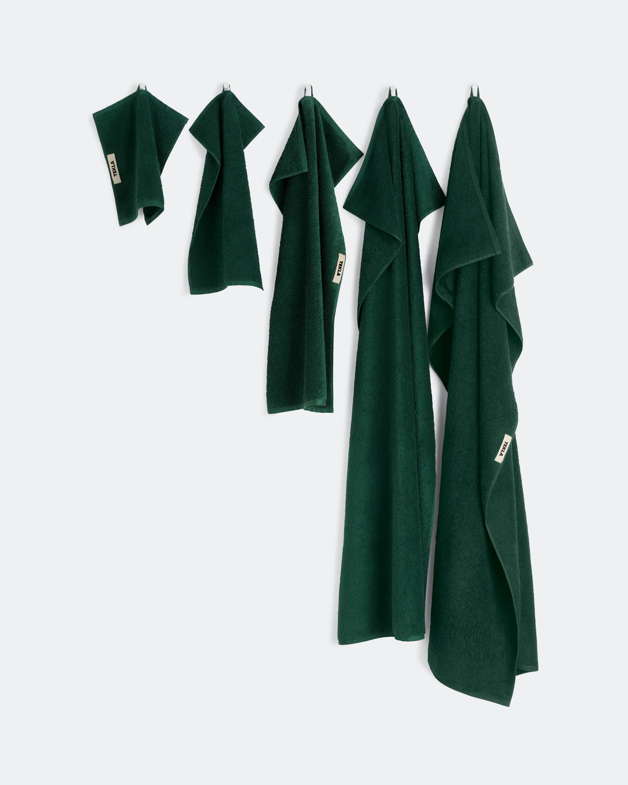 Terry Towel - Forest Green - Image 4