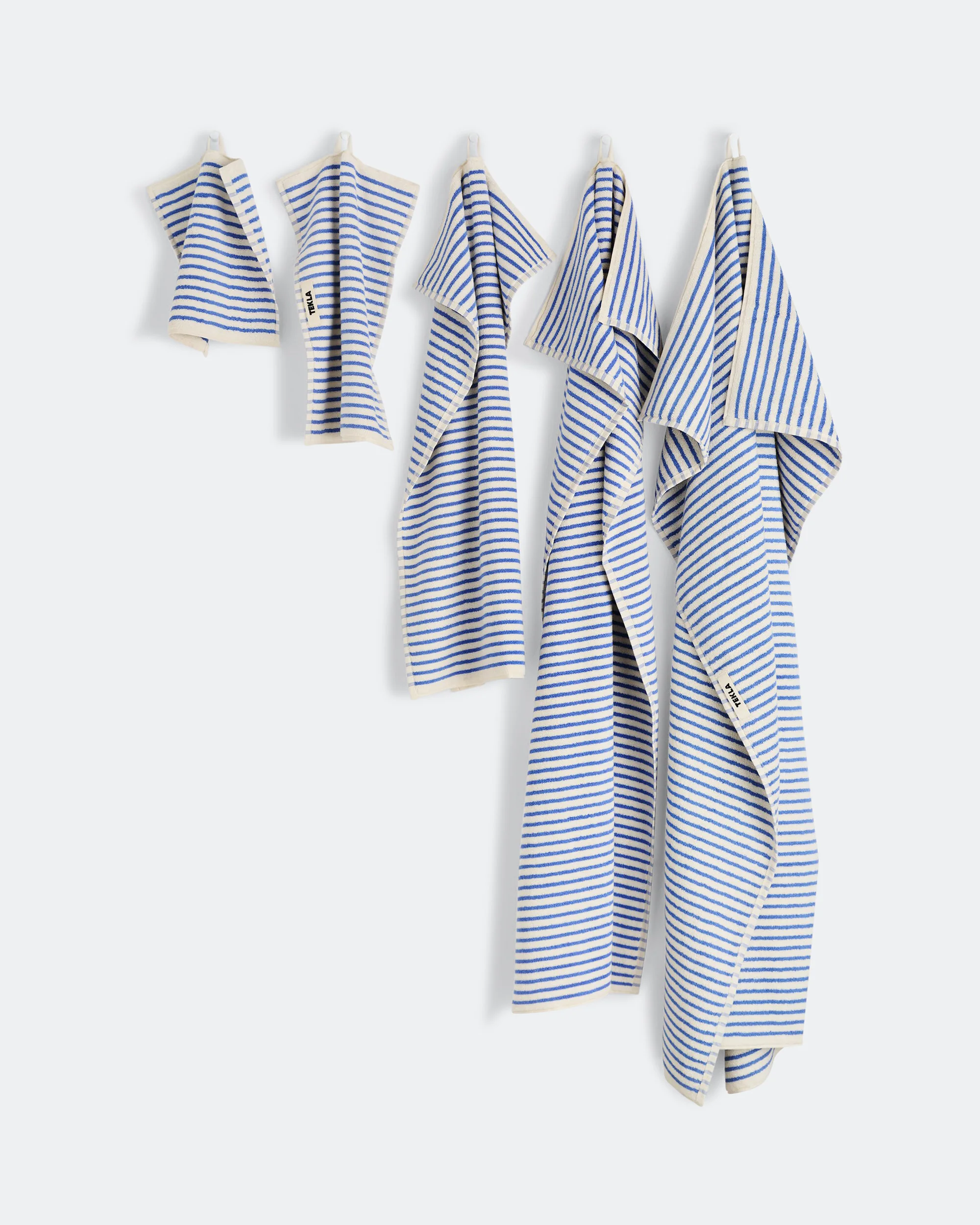Terry Towel - Coastal Blue Stripe - Image 4