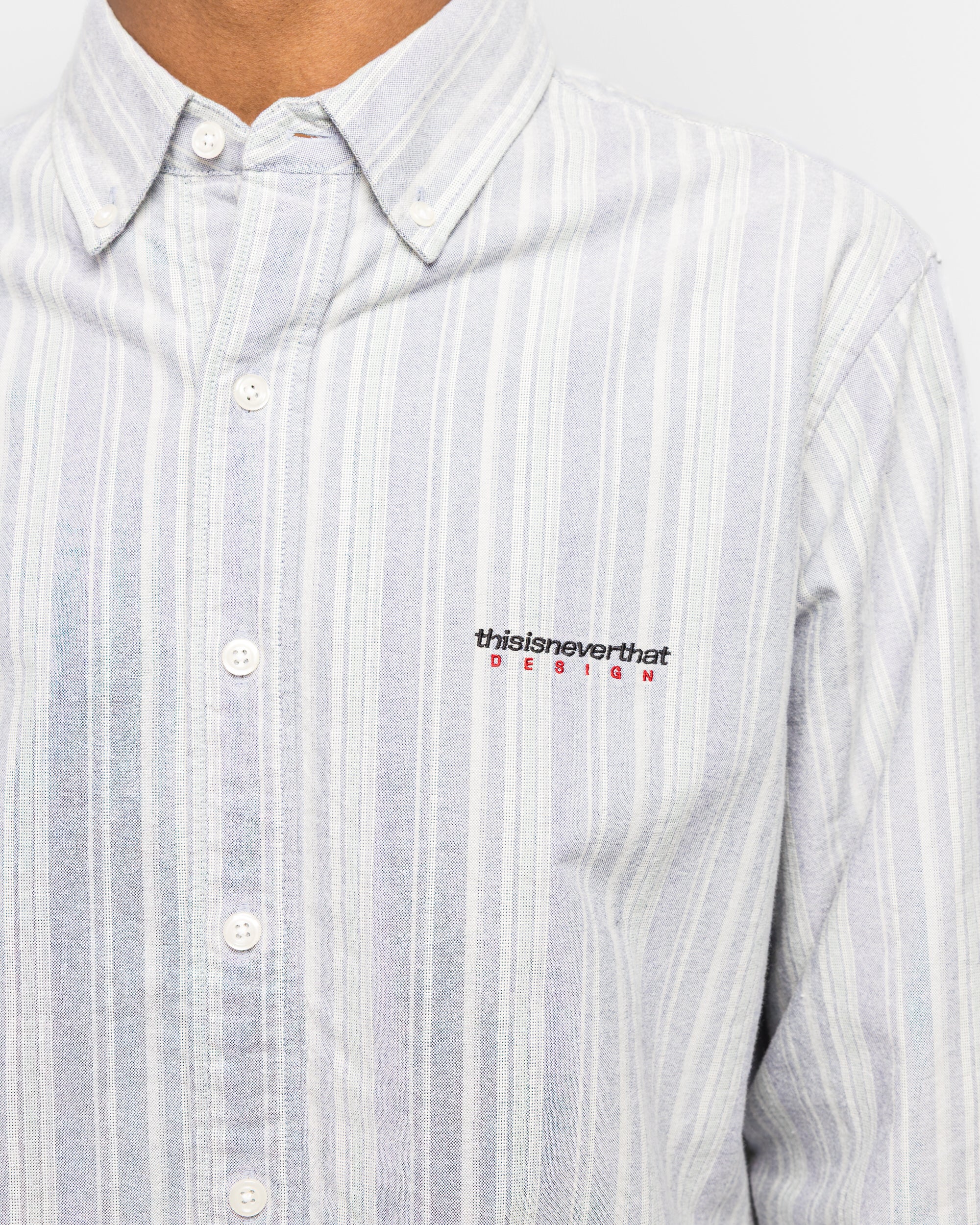 DSN Oxford Shirt - Navy - Image 5