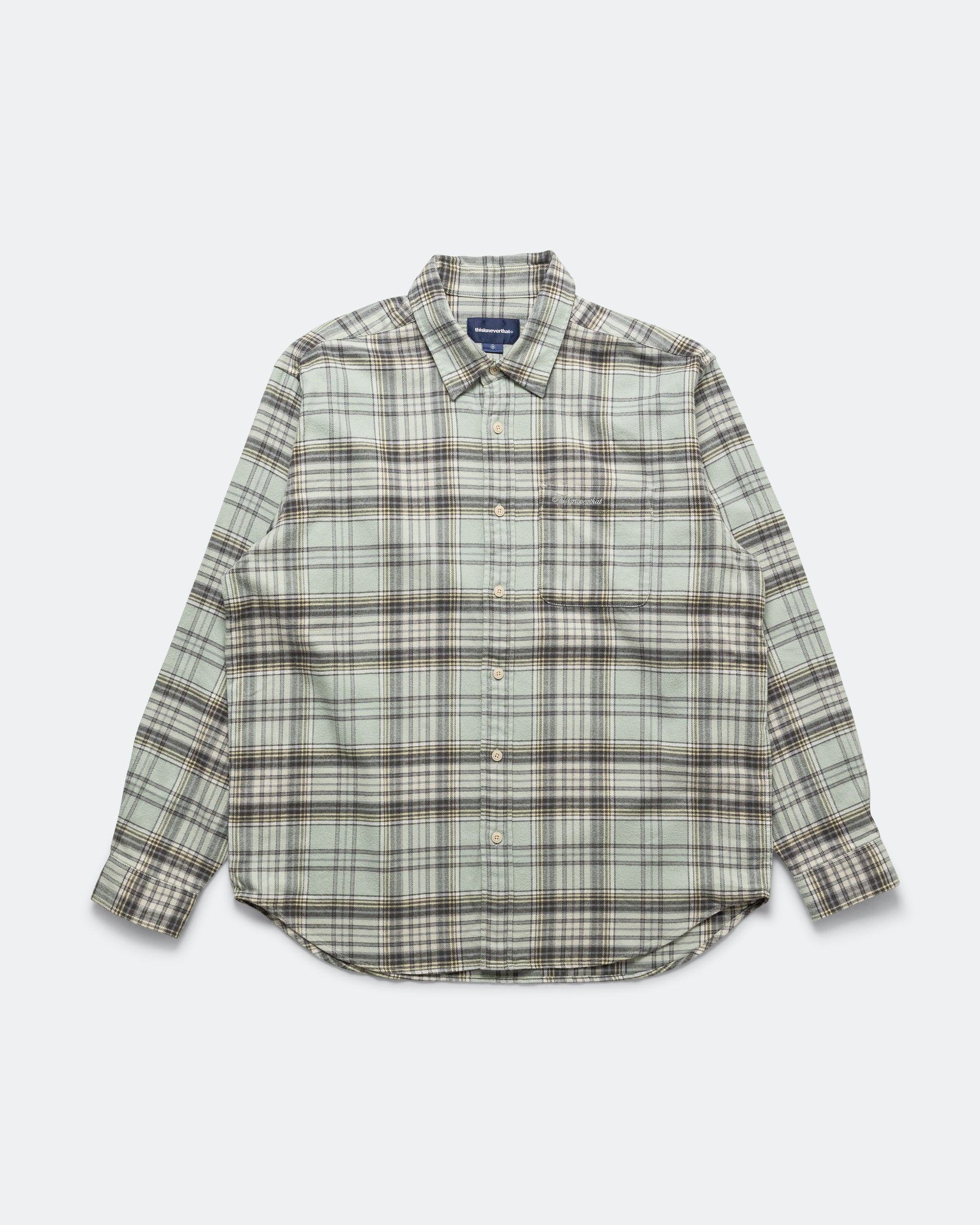 Flannel Check Shirt - Sage