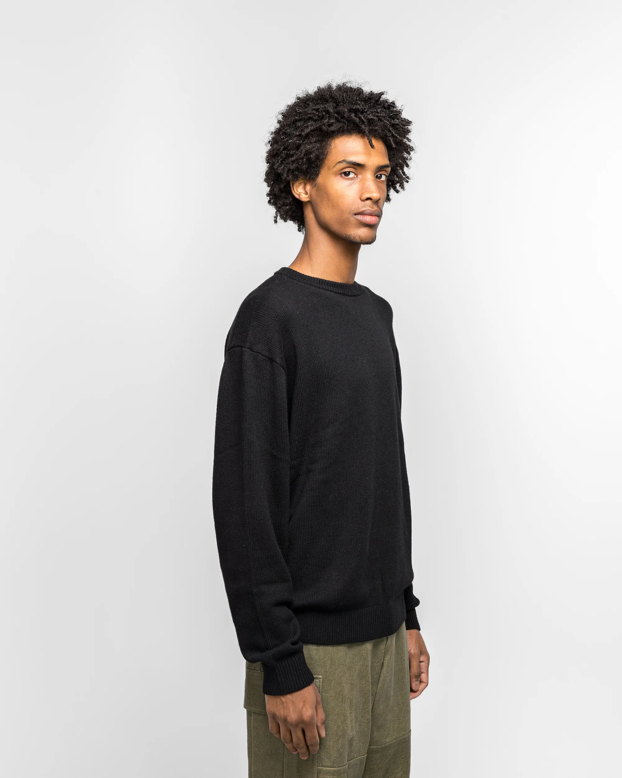Fortuna N-Logo Sweater - Black - Image 3