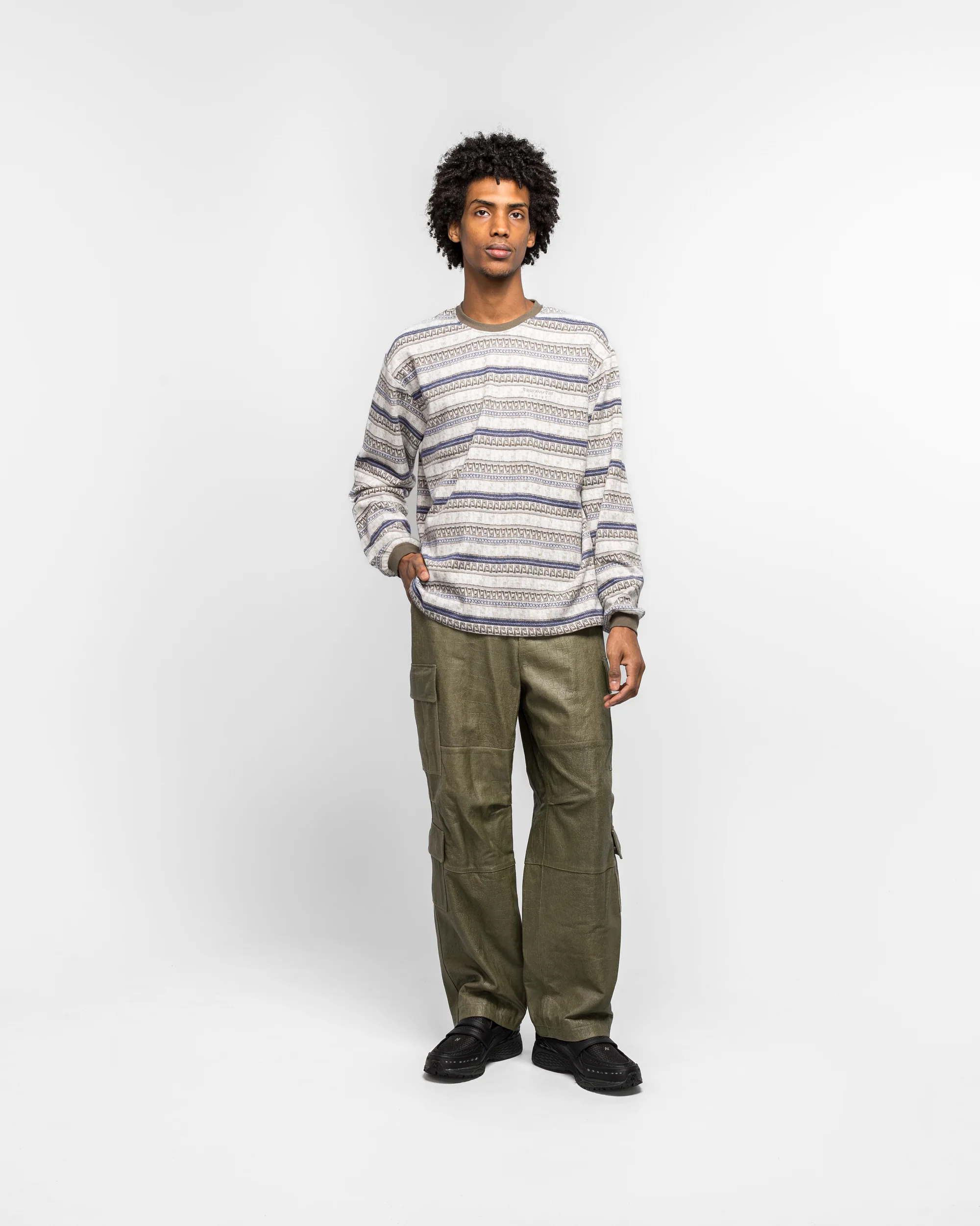 Leather BDU Pant - Olive - Image 6