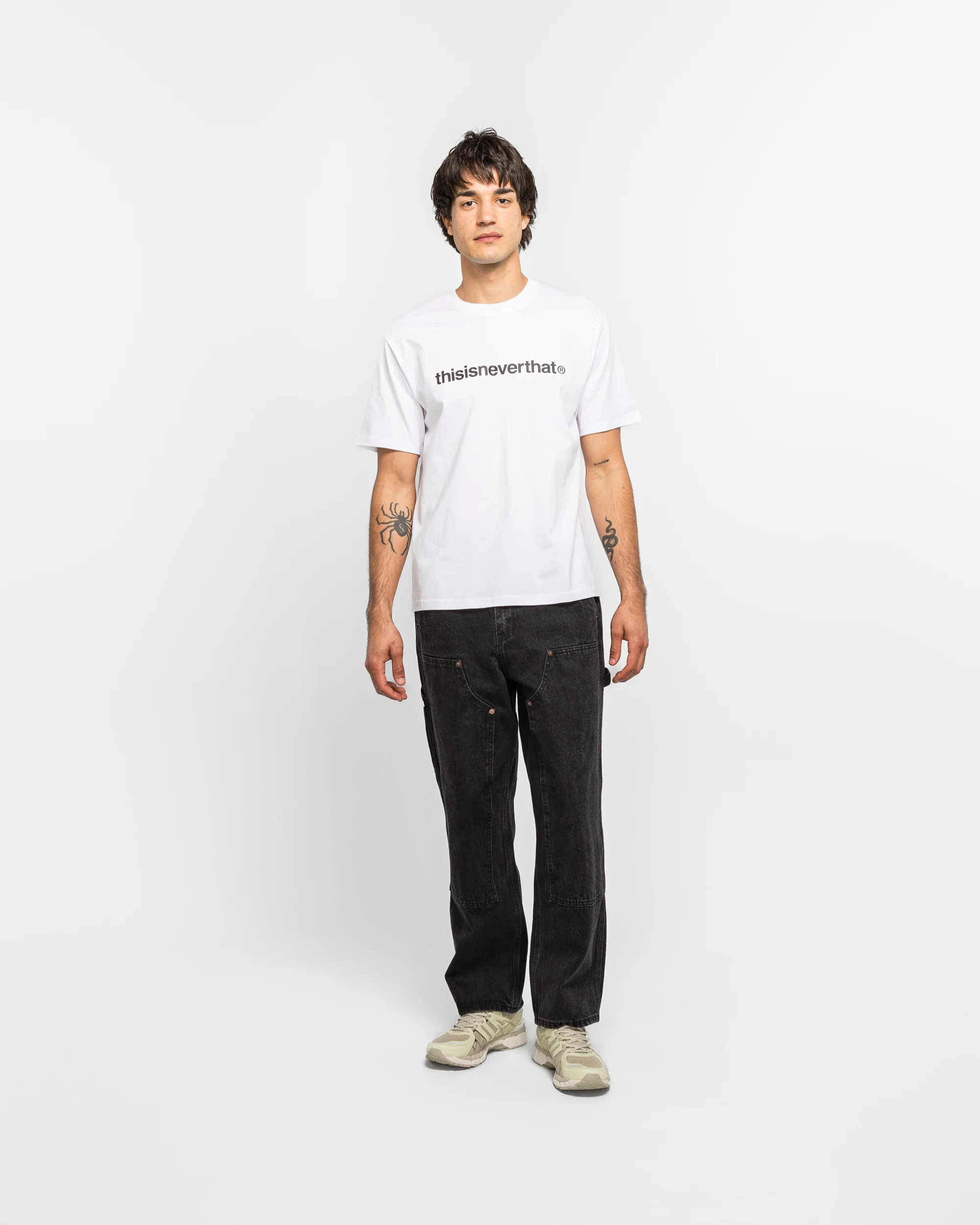 T-Logo Tee - White - Image 5