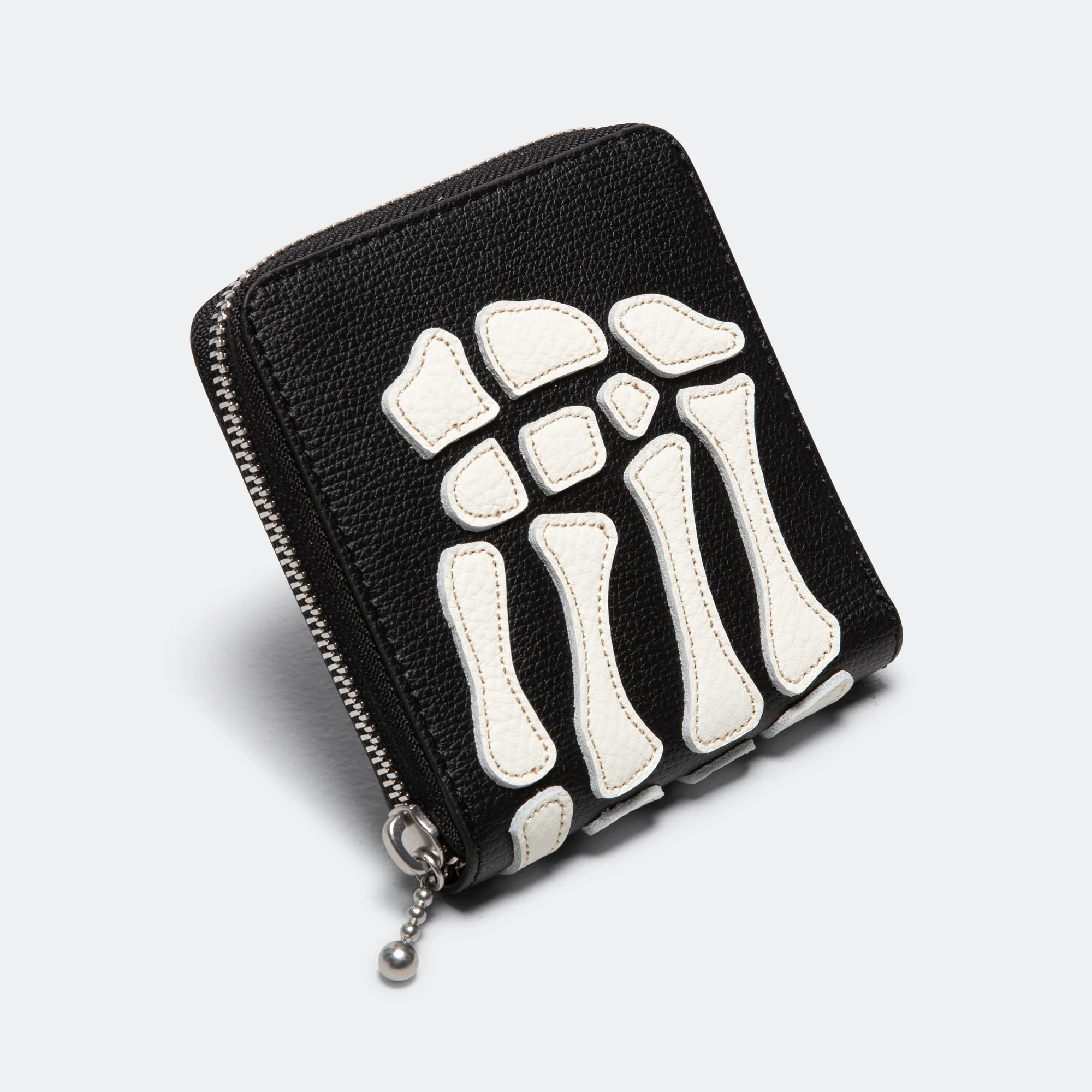 THUMB-UP BONE BAND ZIP Wallet - Black - Image 3