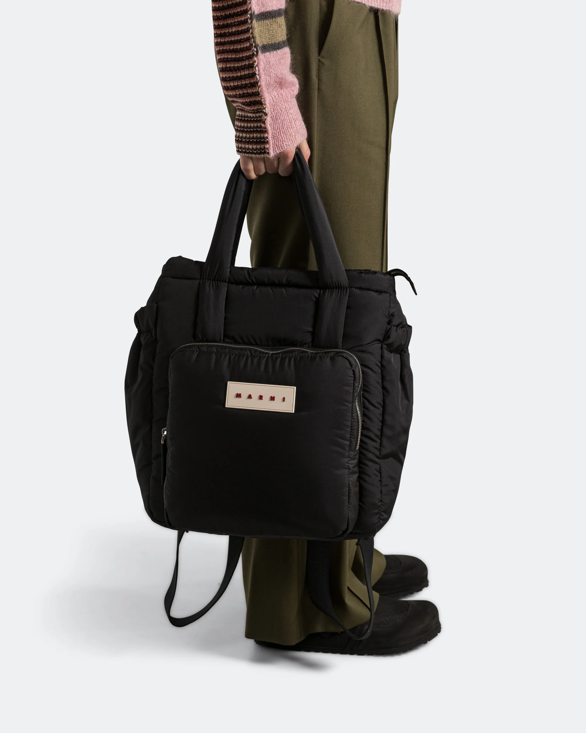 Tote N/S Puffy - Black - Image 5