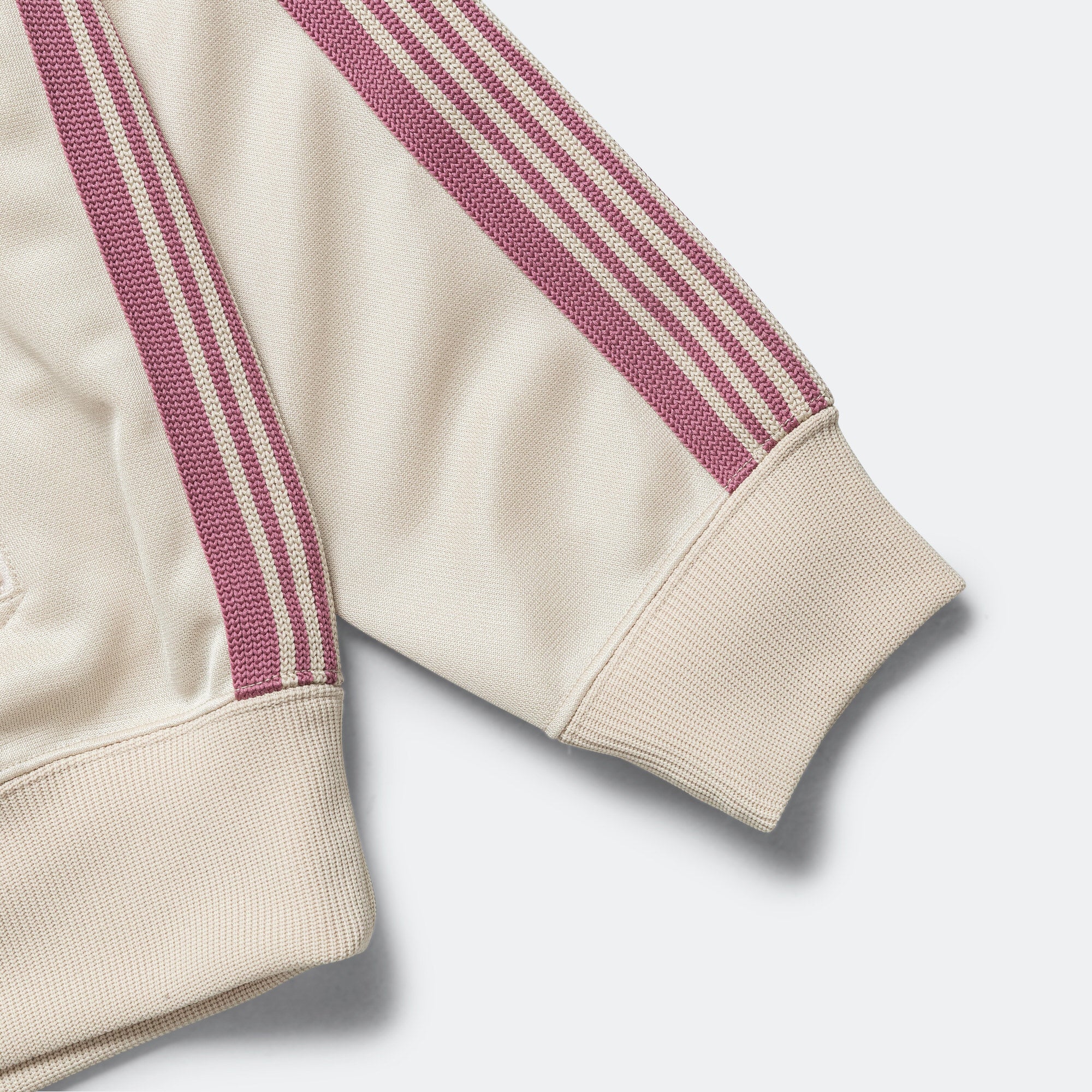 Track Jacket - Ivory Poly Smooth - Image 5