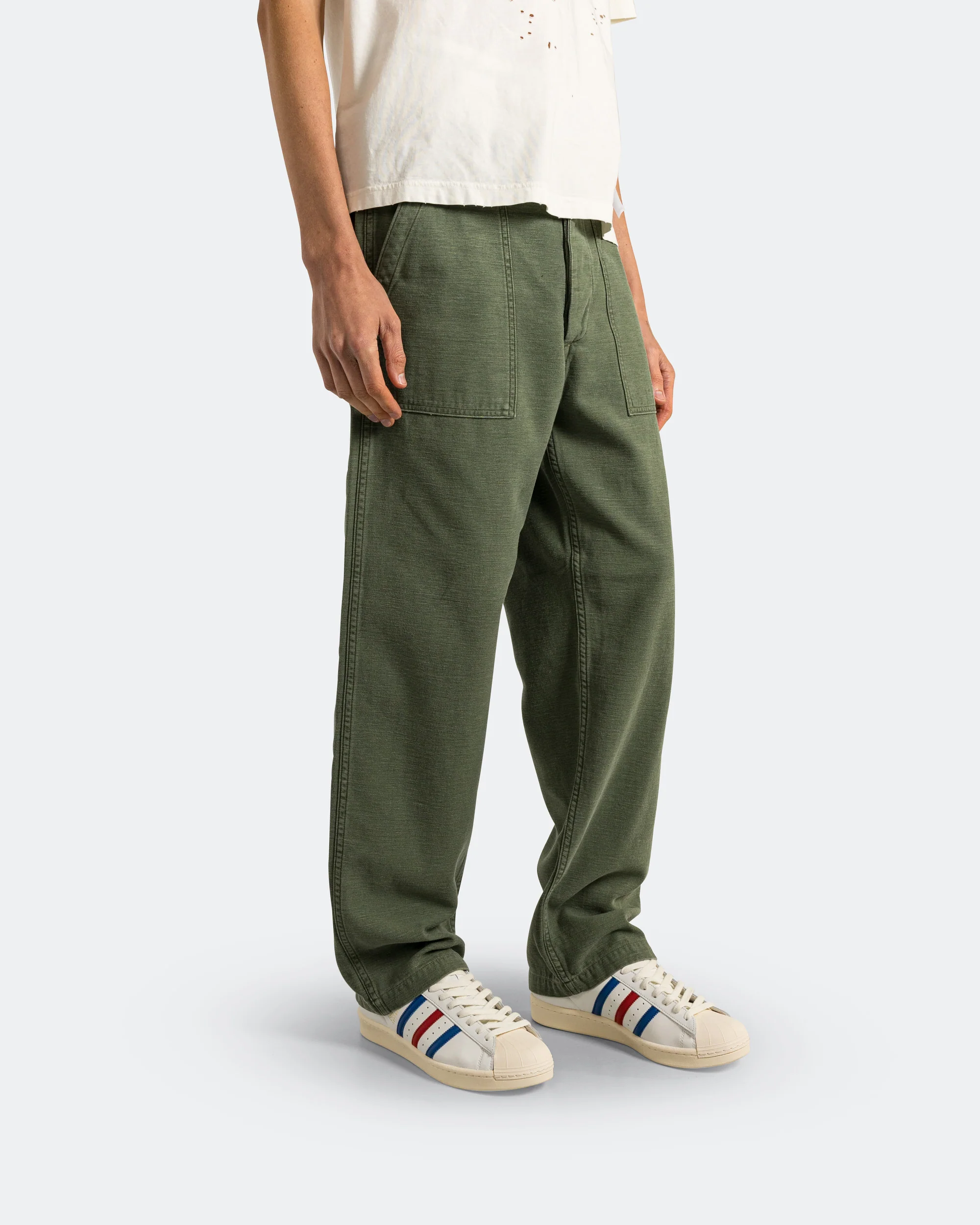 US Army Fatigue Pants (Regular Fit) - Green Used - Image 3