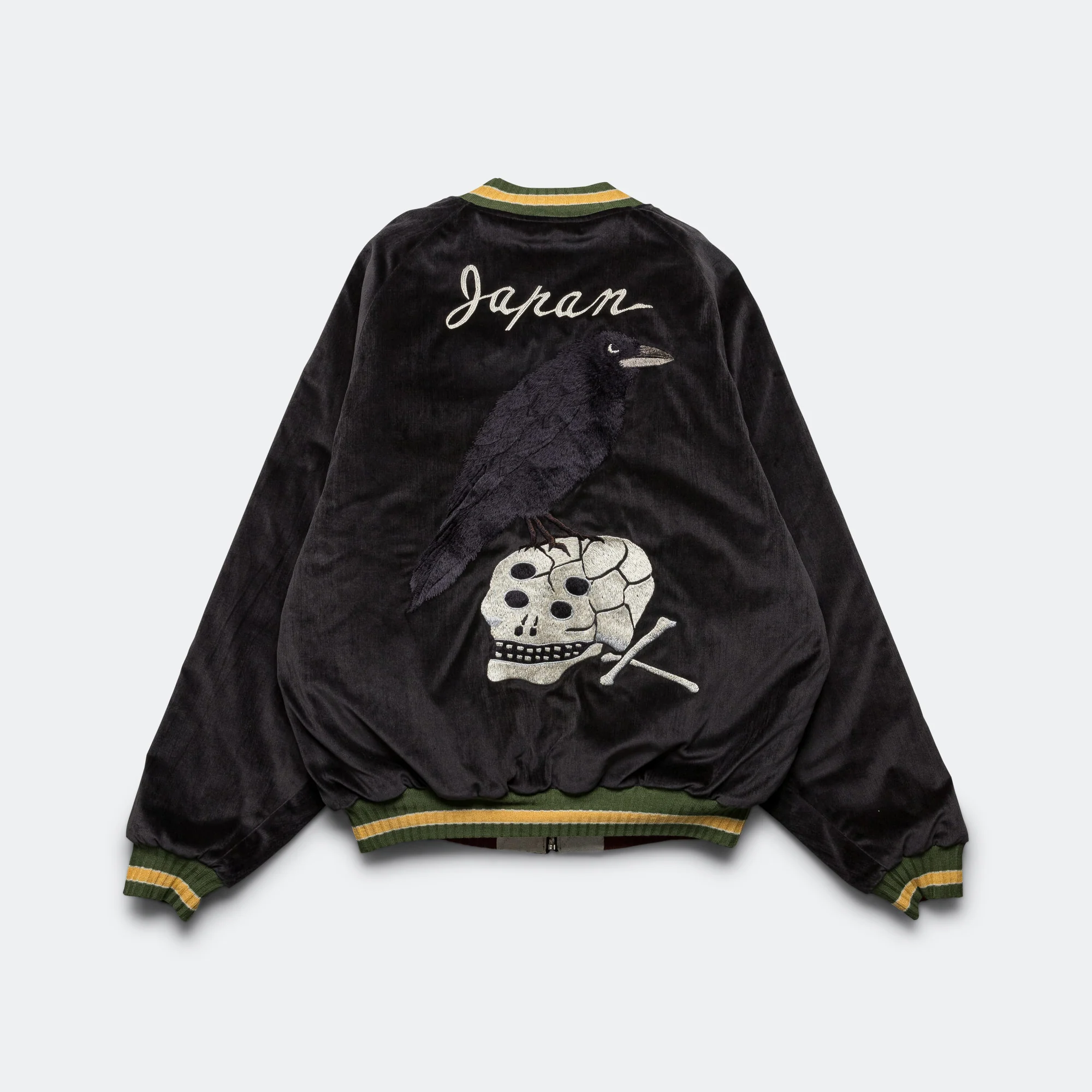 Velveteen Souvenir JKT Raven & Skull - Black - Image 2