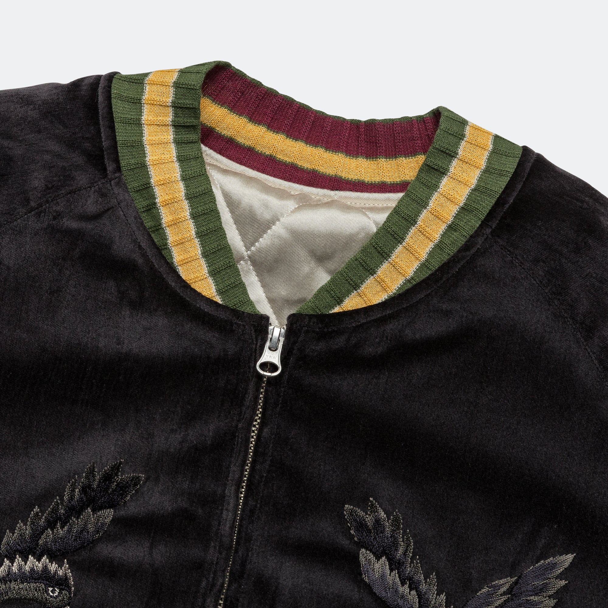 Velveteen Souvenir JKT Raven & Skull - Black - Image 3