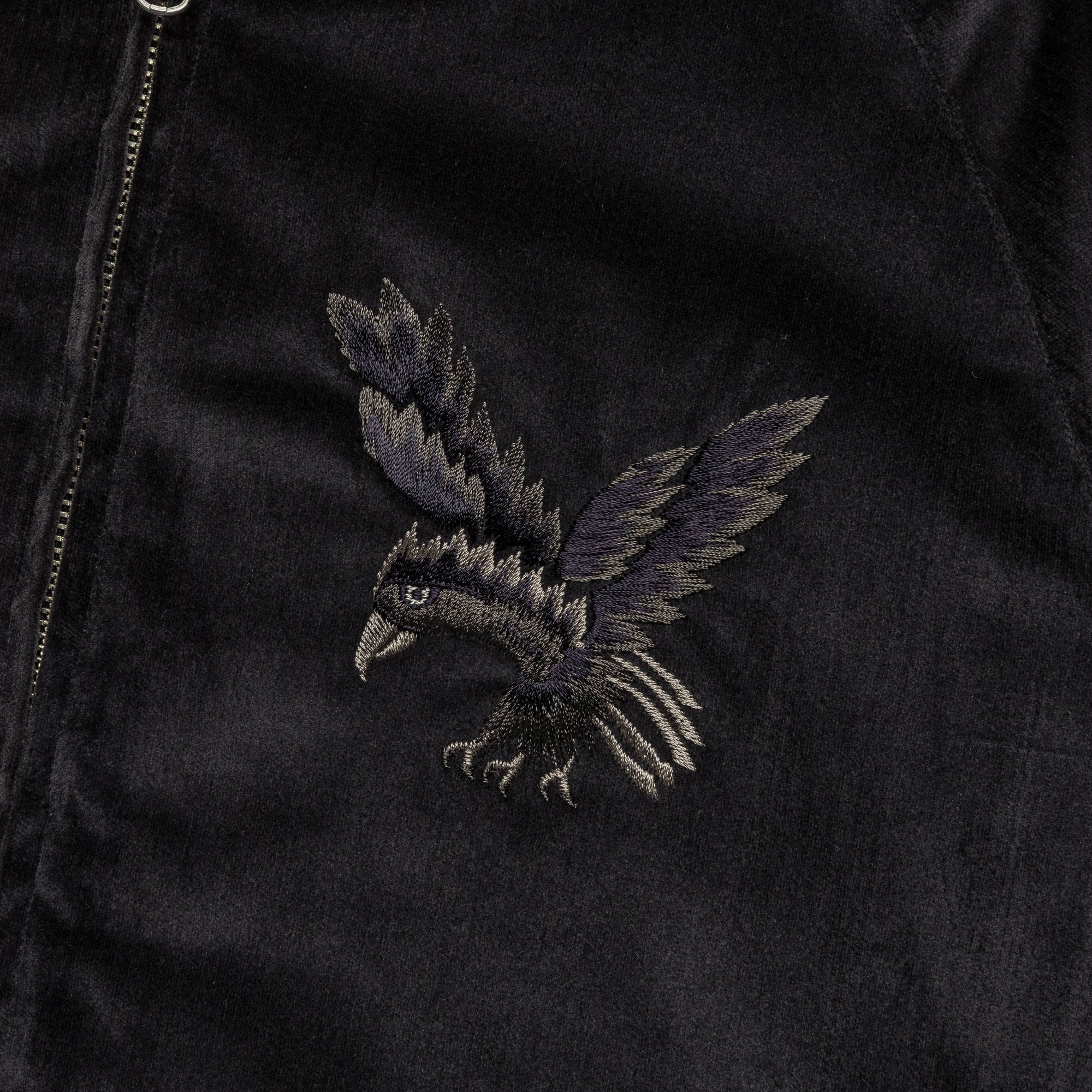 Velveteen Souvenir JKT Raven & Skull - Black - Image 4