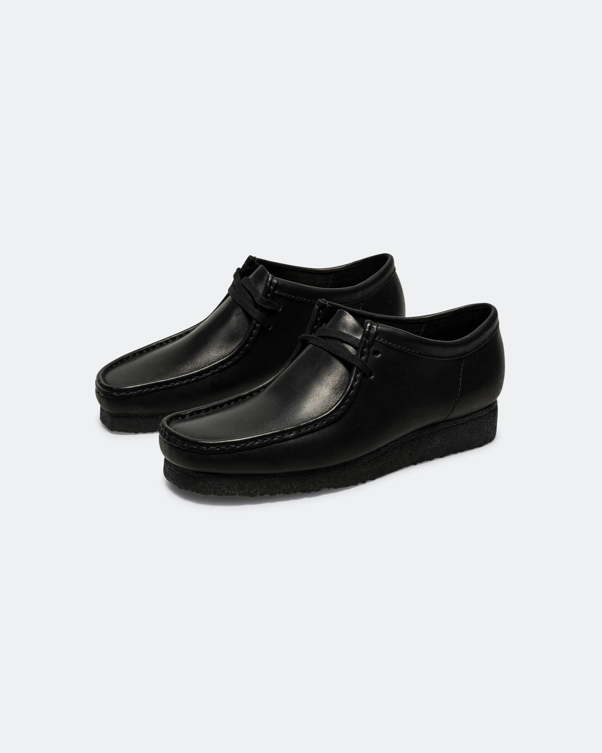 Wallabee - Black Leather - Image 2