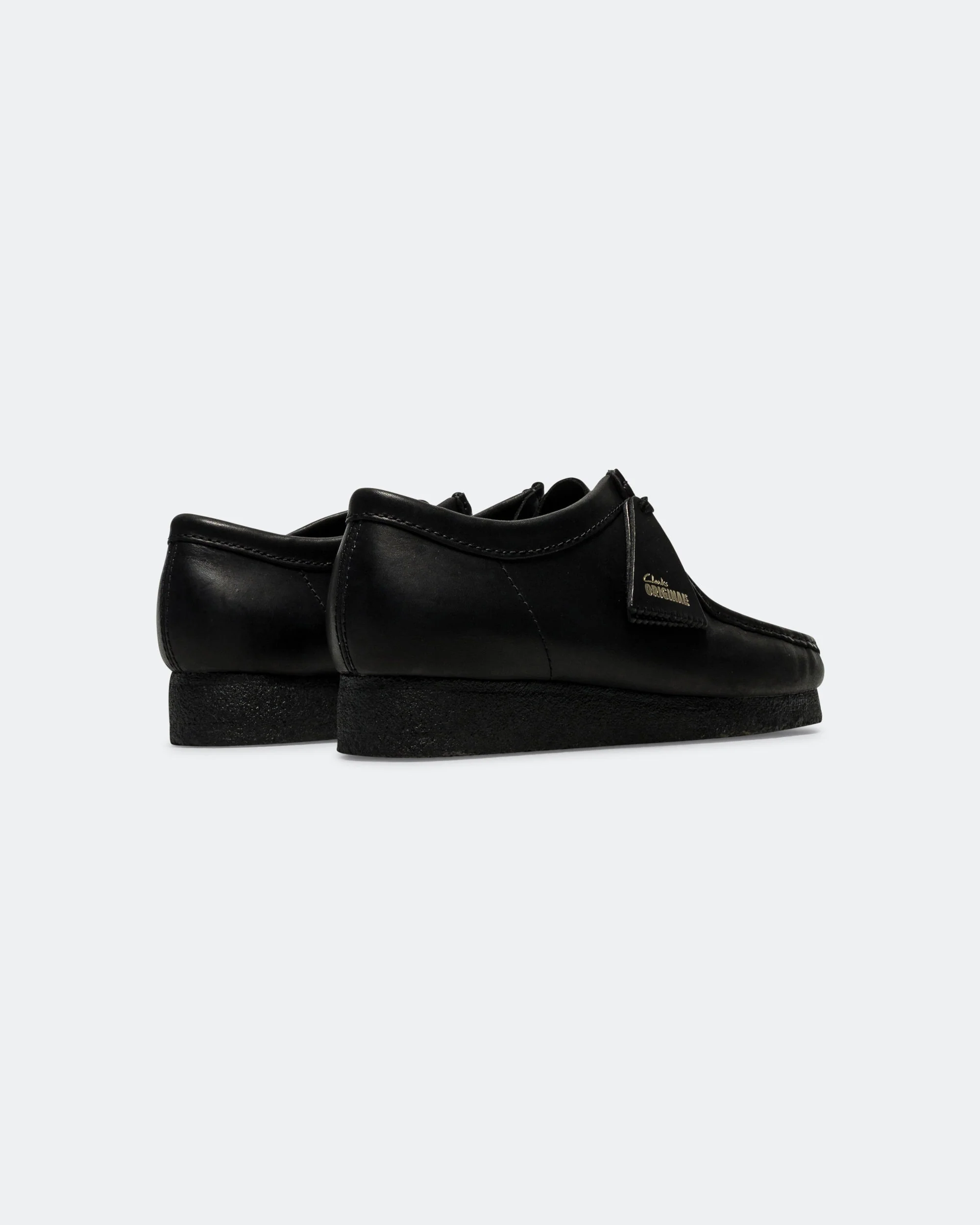 Wallabee - Black Leather - Image 3