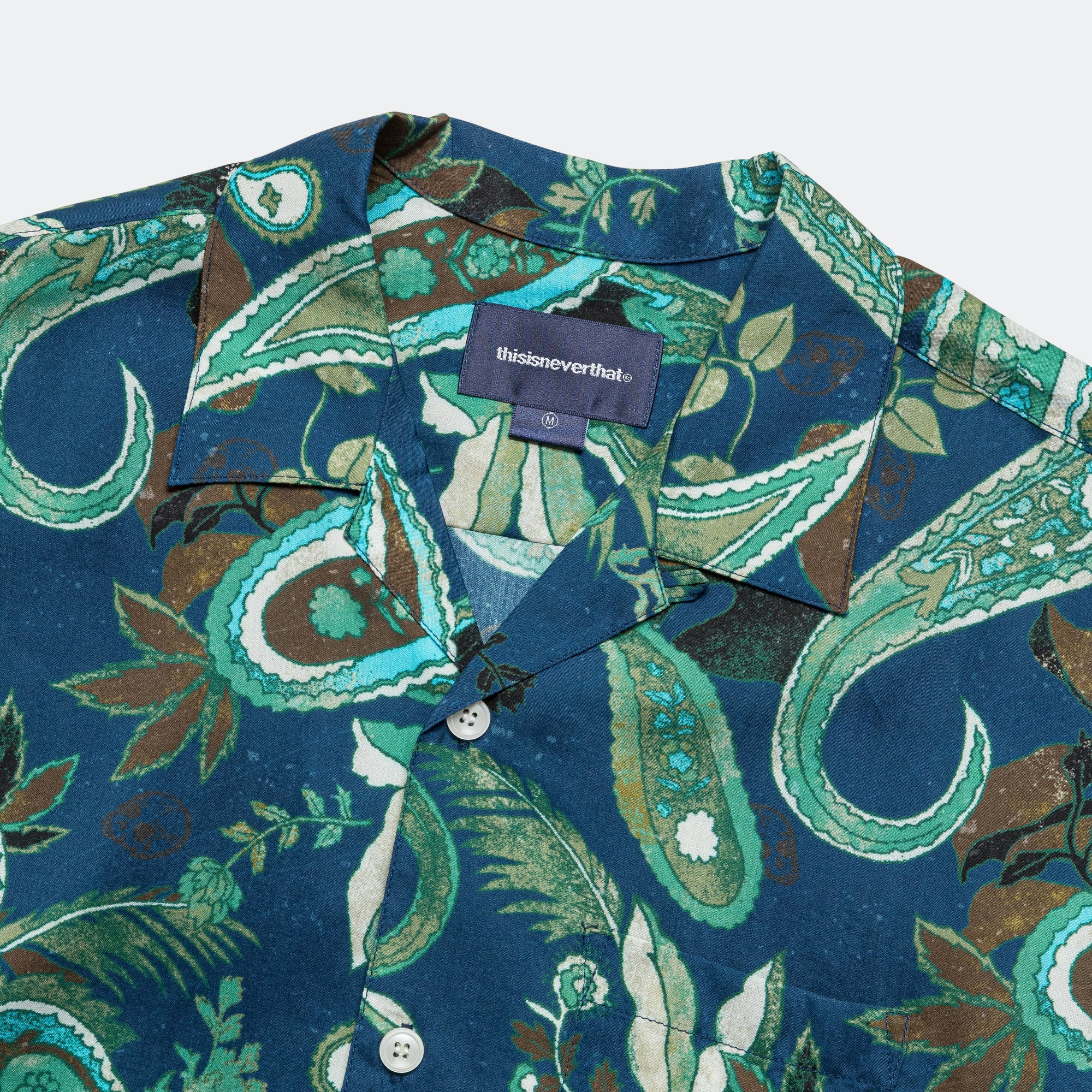 Weird Paisley SS Shirt - Navy - Image 2