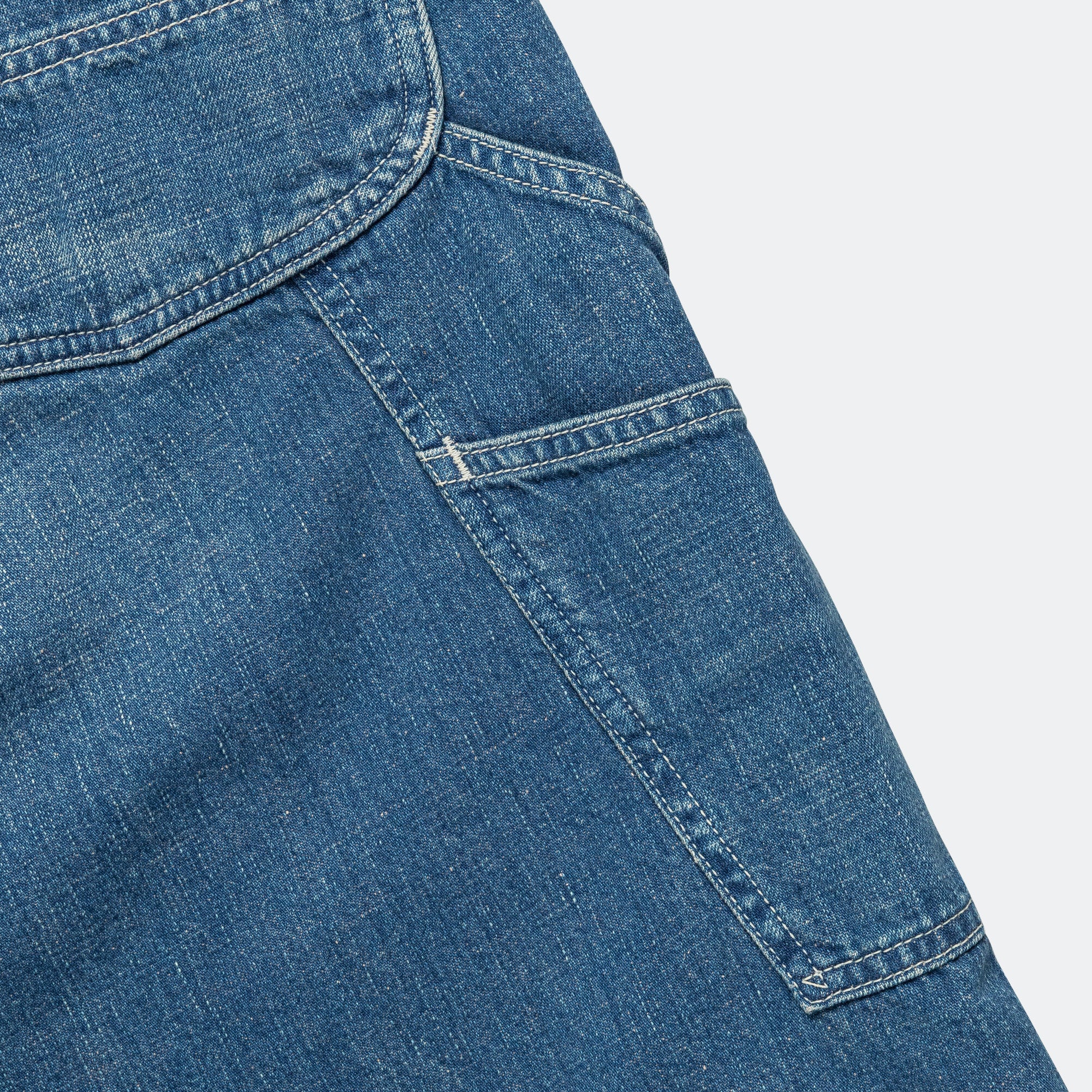 Wide Fit 40's Painter Shorts - Denim Used - Image 6