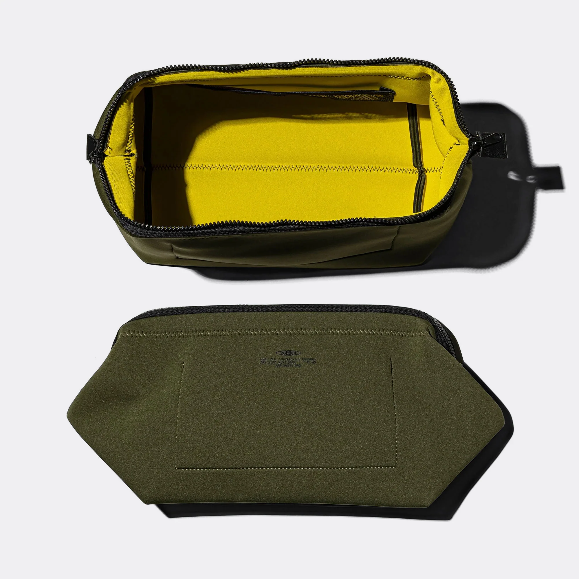 Wired Pouch - Olive/Yellow - Image 3