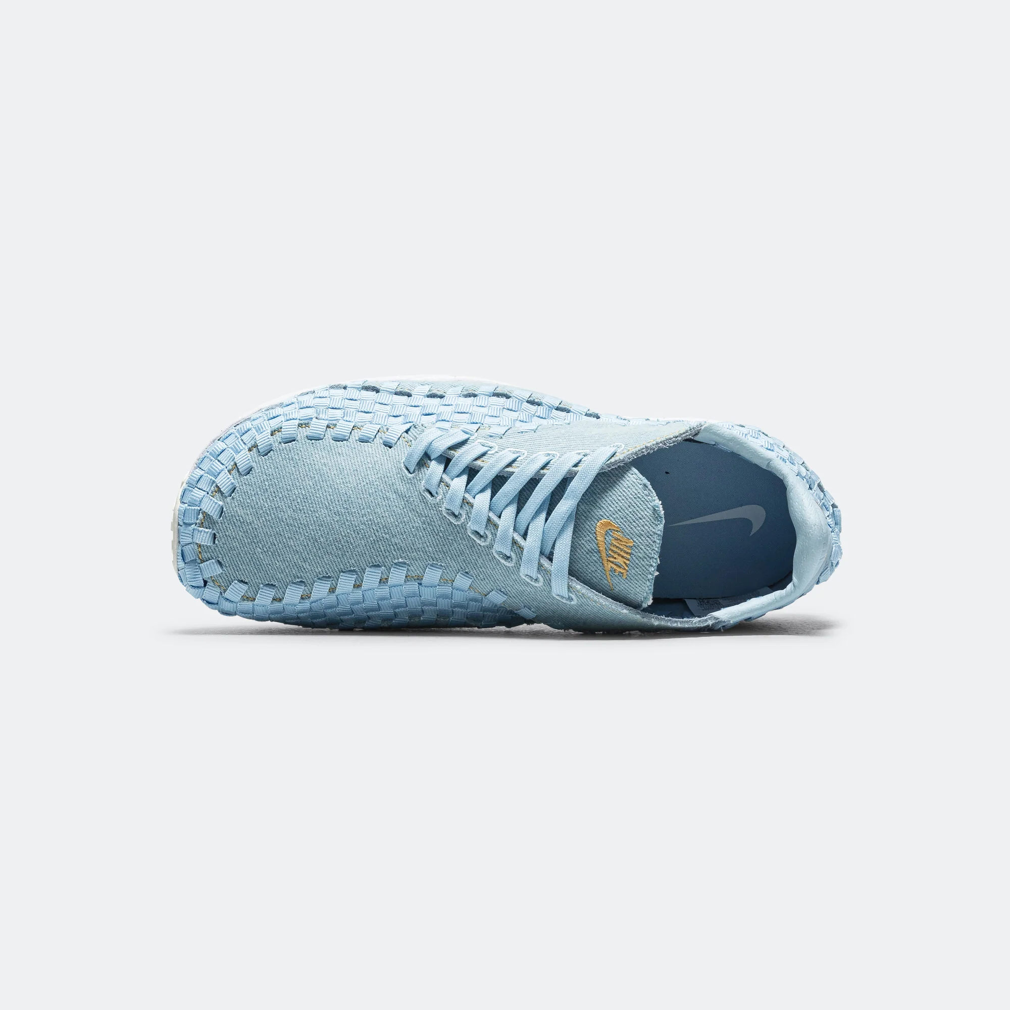 Womens Air Footscape - Denim/Wheat Gold-Ice Blue - Image 4