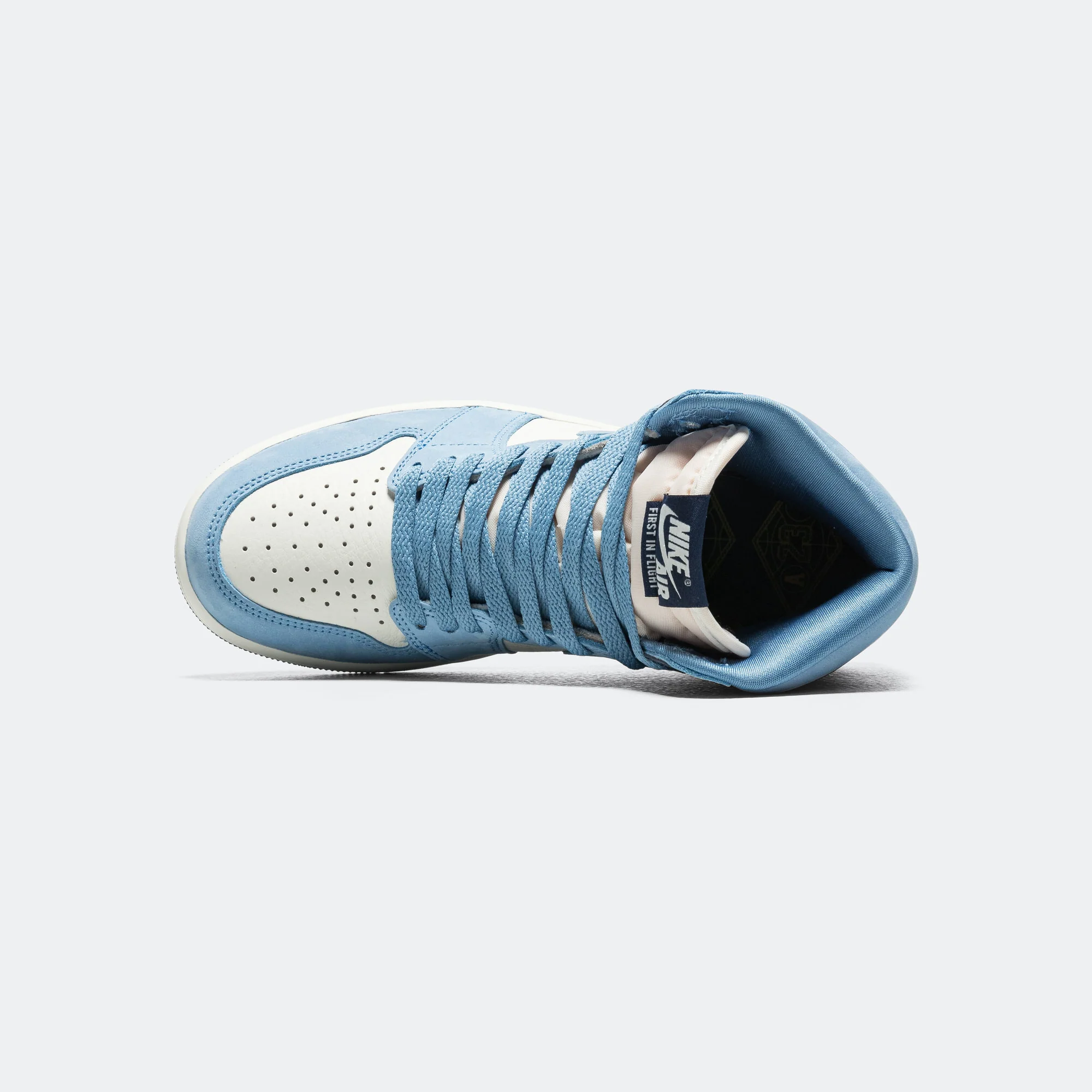 Womens Air Jordan 1 Retro High OG - University Blue/University Gold-Sail - Image 4