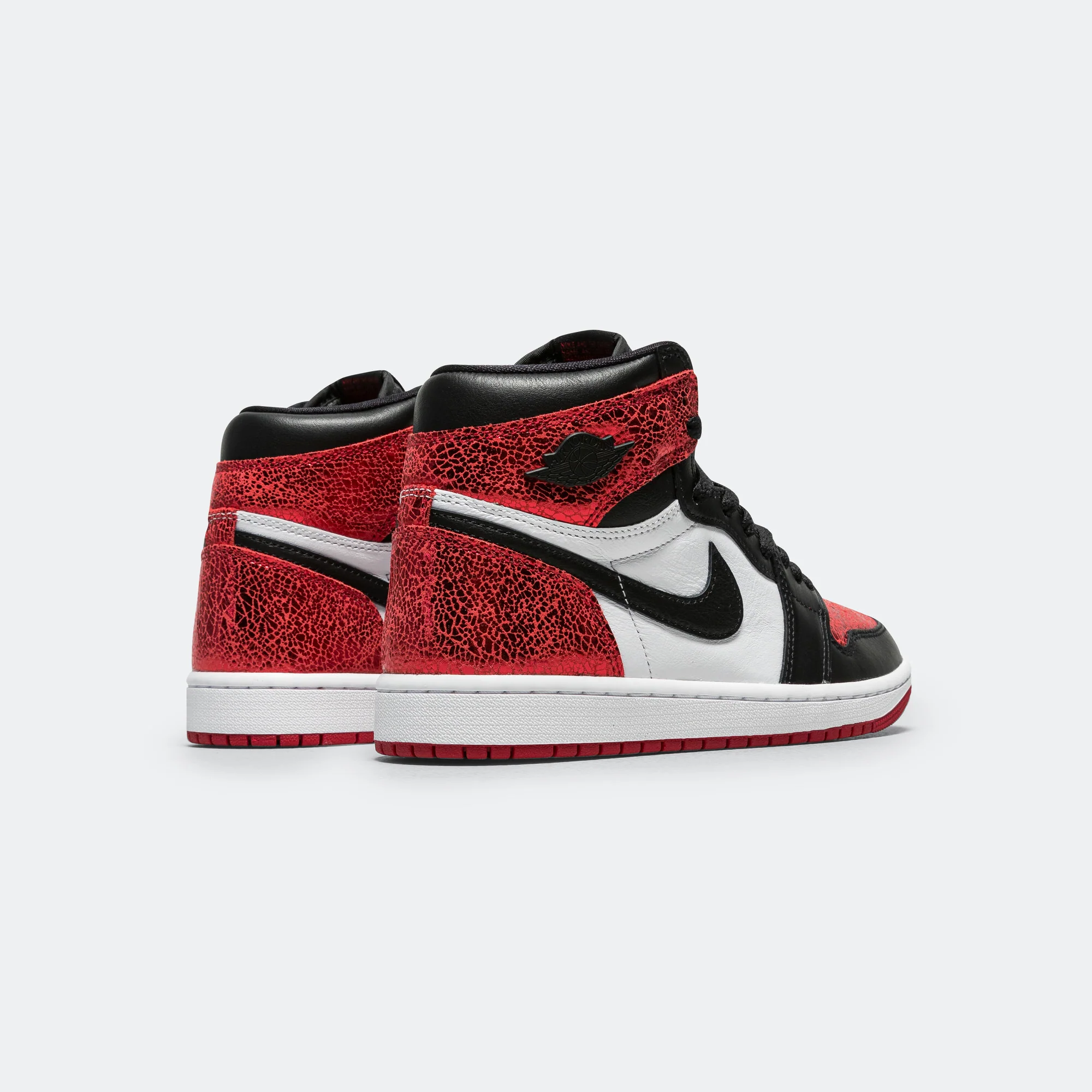 Womens Air Jordan 1 Retro High OG - Varsity Red/Black-White - Image 3