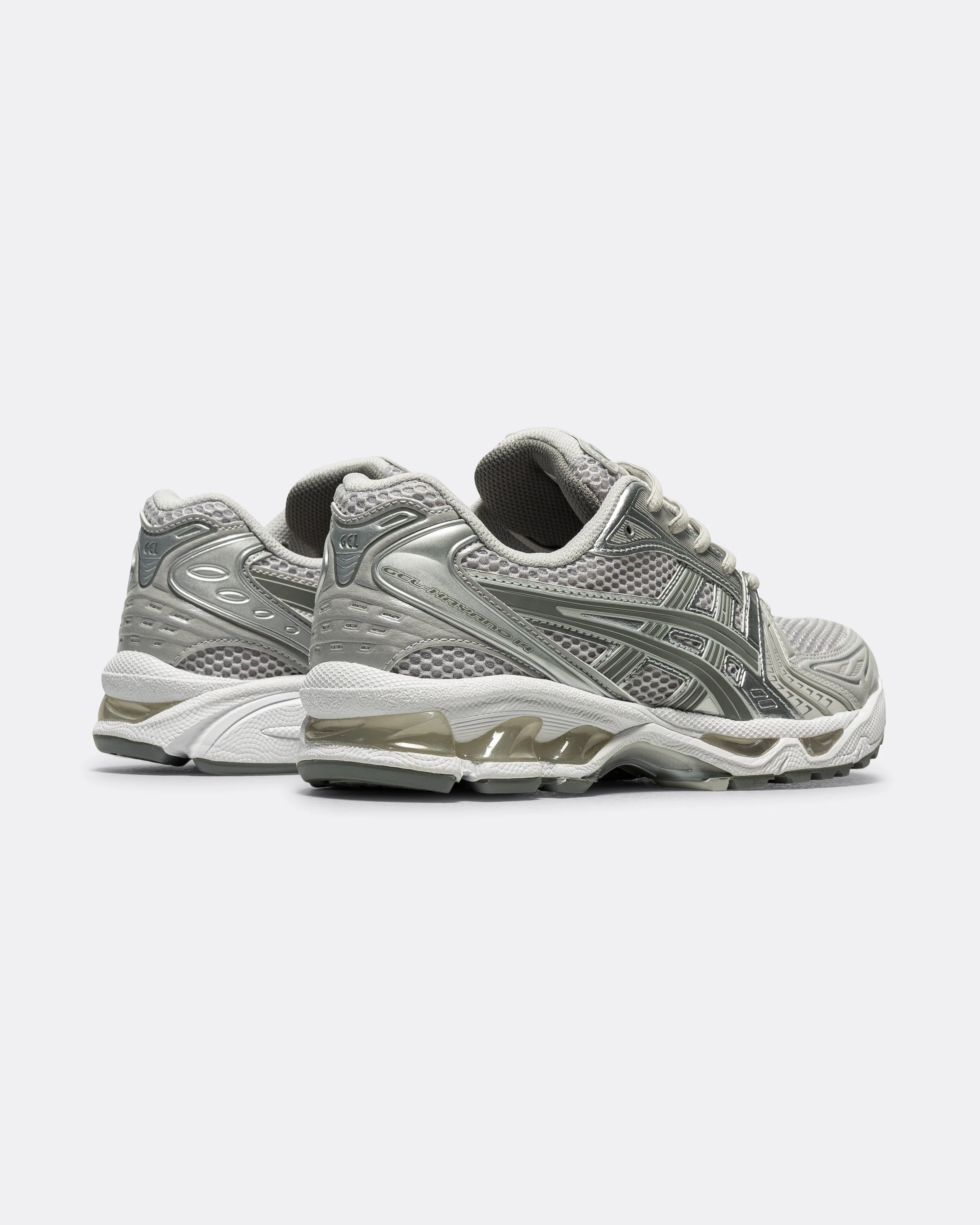 Womens GEL-Kayano 14 - Cloud Grey/Clay Grey - Image 3