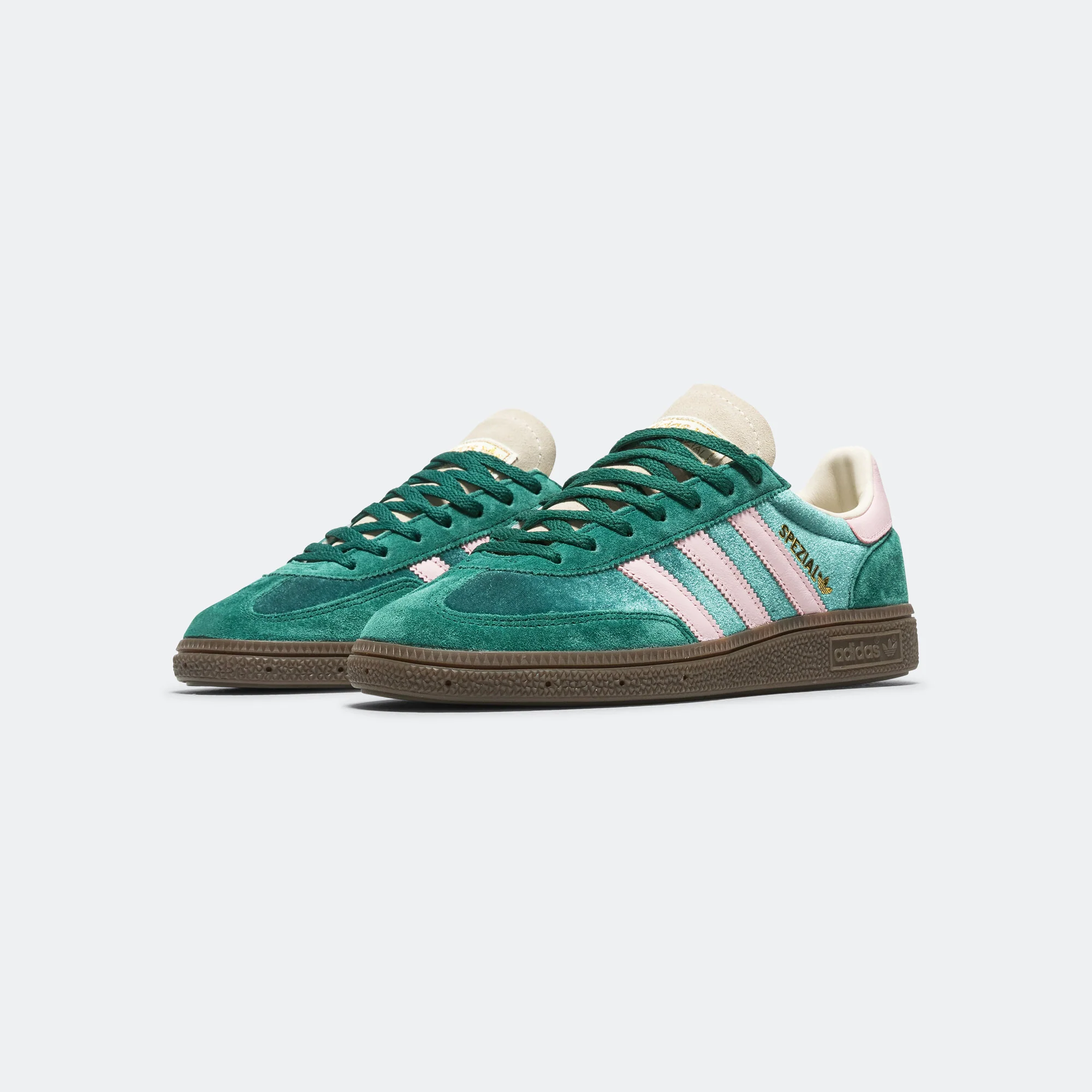 Womens Handball Spezial - Core Green/Clear Pink-Cream White - Image 2