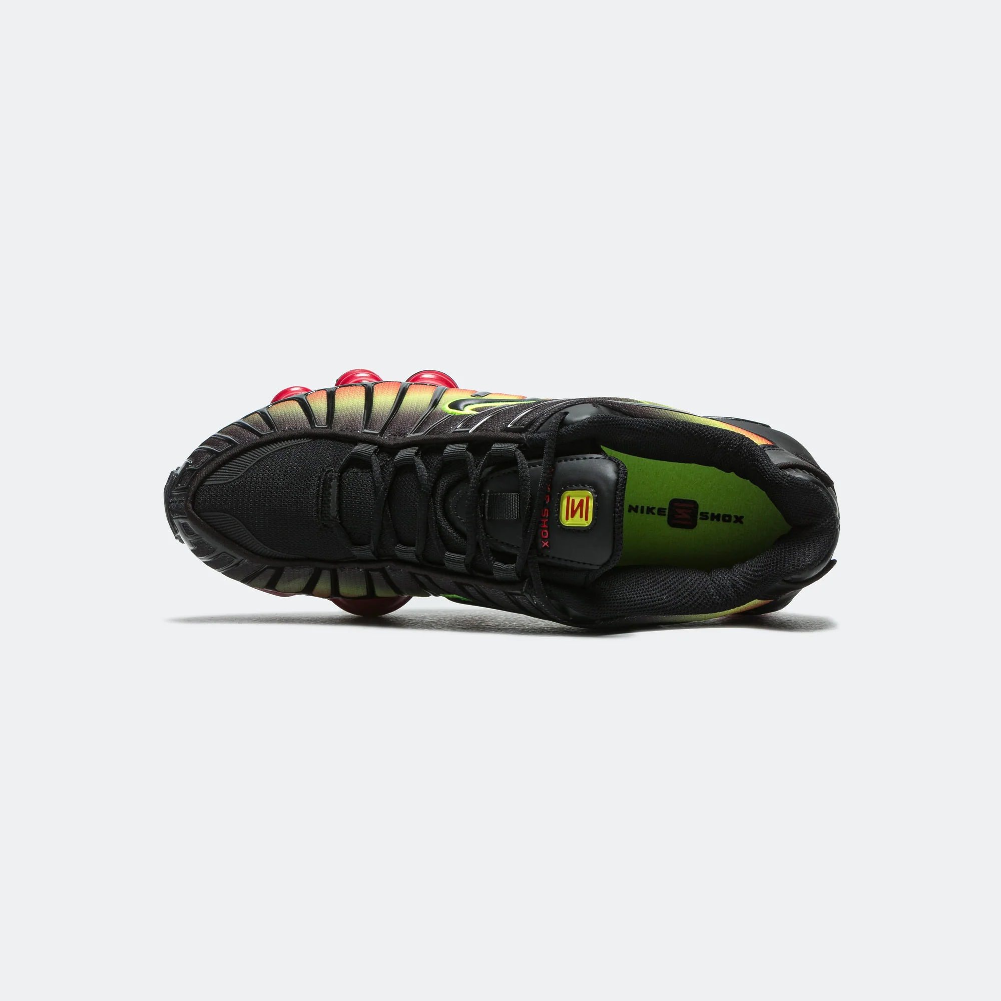 Womens Shox TL - Black/Volt-Fire Red - Image 4
