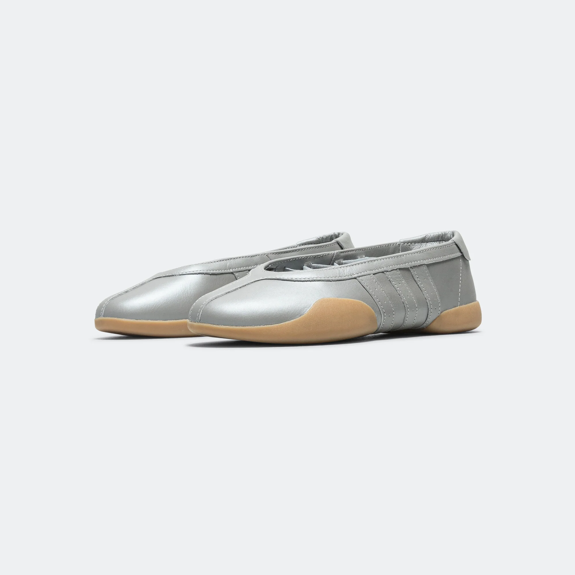 Womens Taekwondo Mei Ballet - Silver Metallic/Gum - Image 3