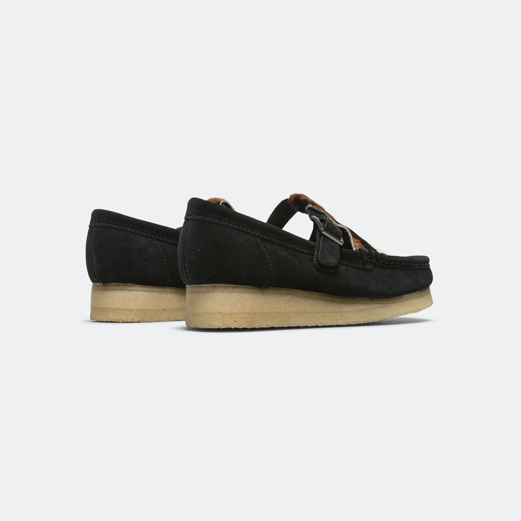 Womens Wallabee T Bar - Black Interest - Image 3