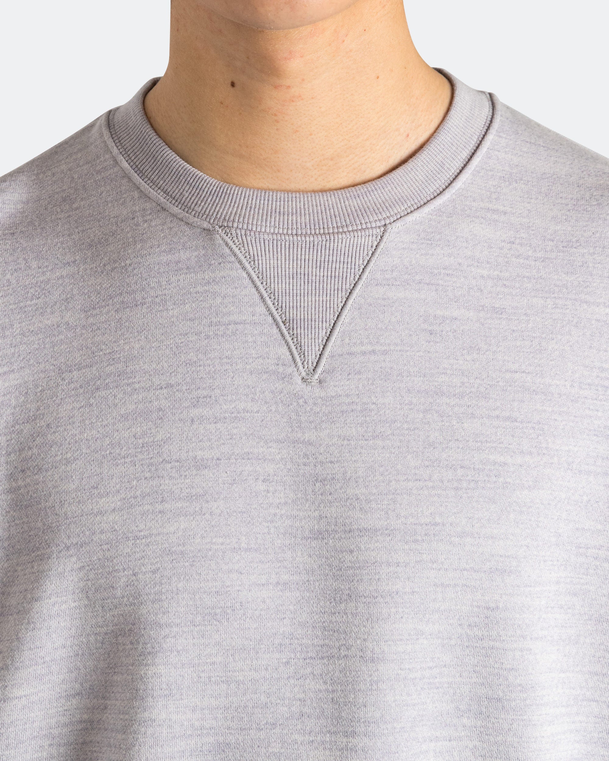Wool Classics Crew - Matte Silver/Heather Grey - Image 4