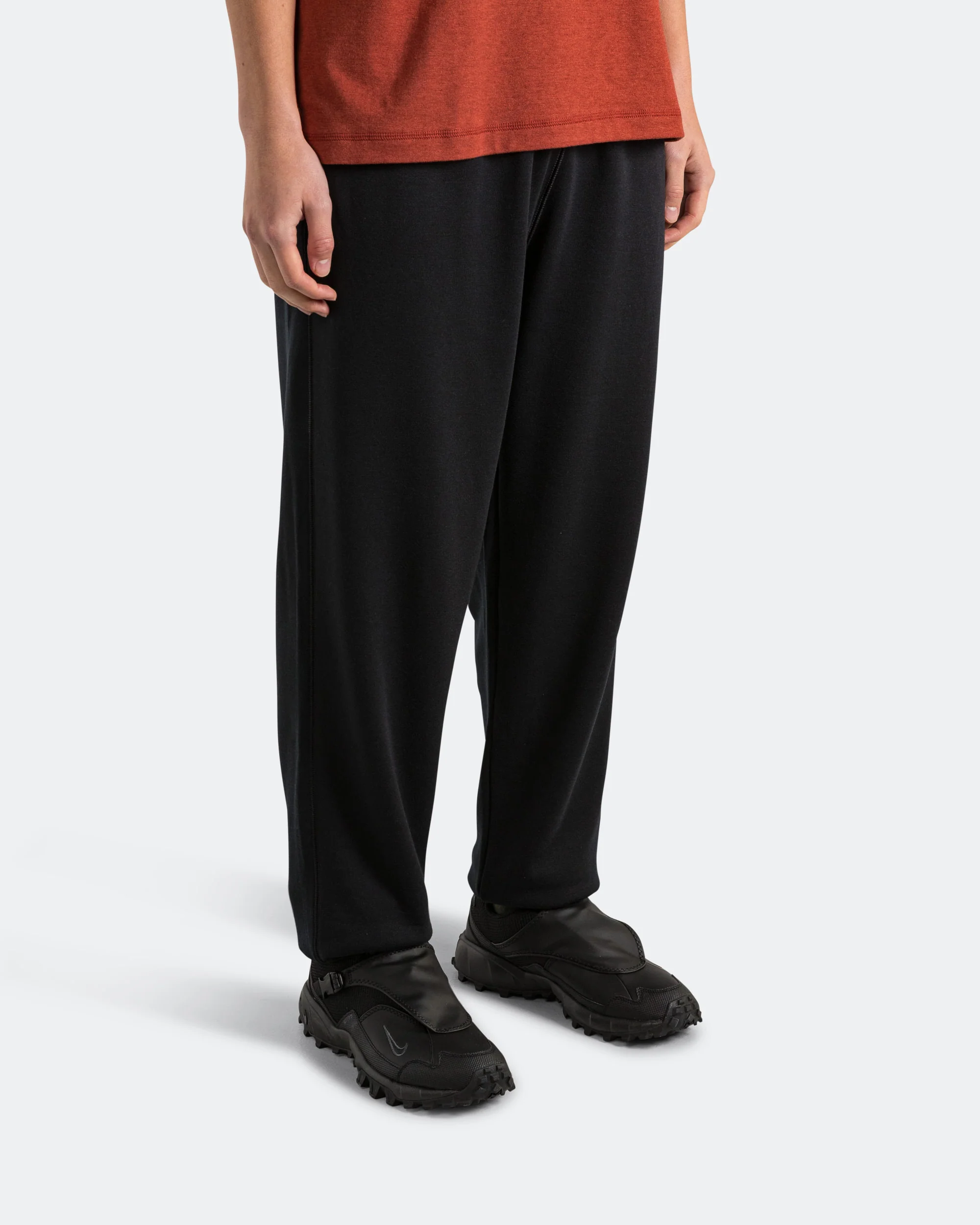 Wool Classics Fleece Pant Open Hem - Black - Image 3