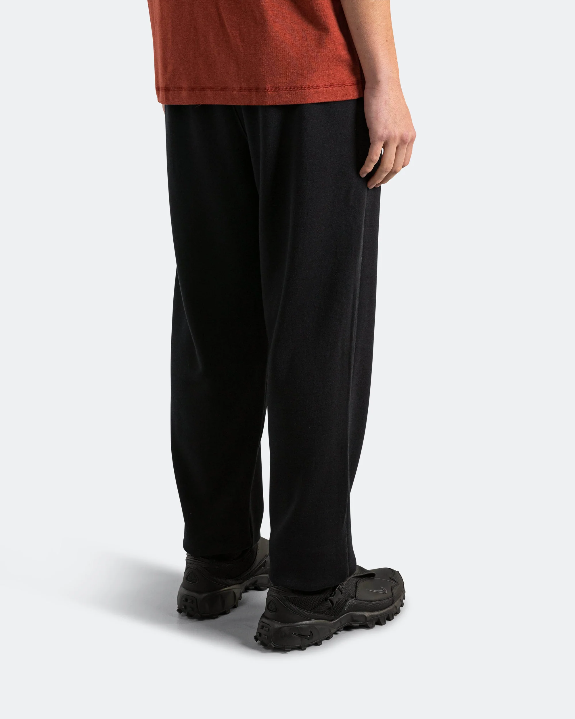 Wool Classics Fleece Pant Open Hem - Black - Image 4