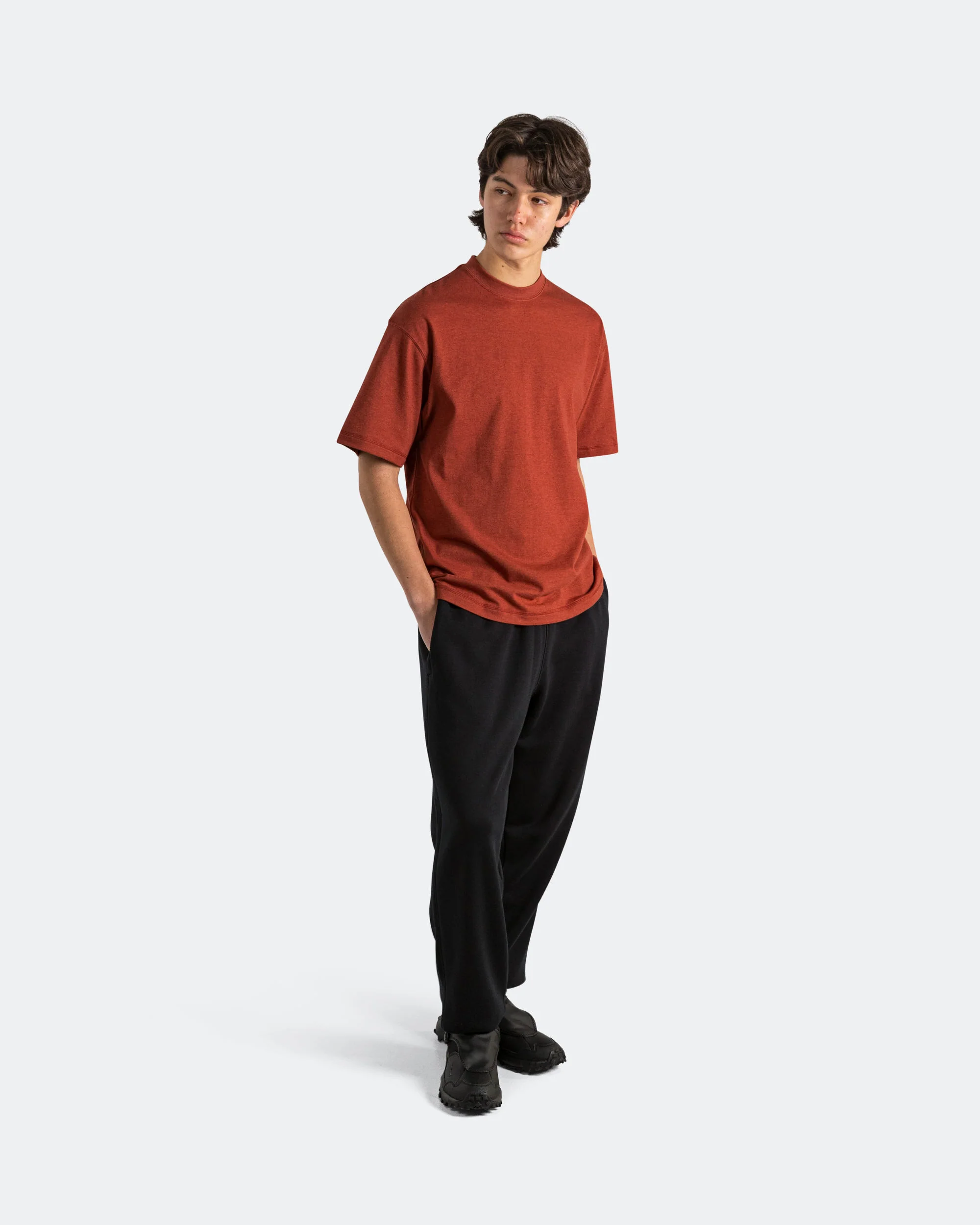Wool Classics Fleece Pant Open Hem - Black - Image 5