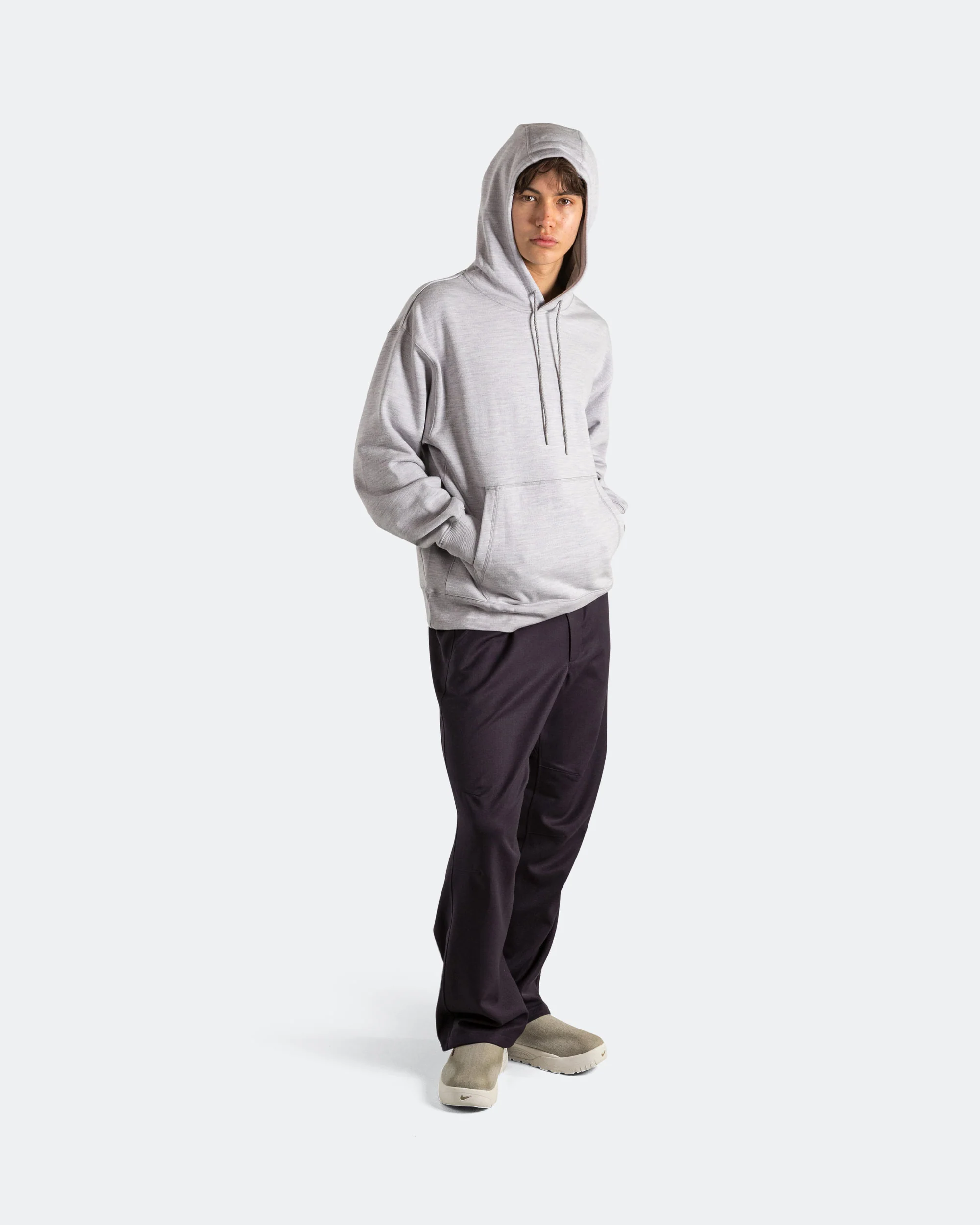 Wool Classics Hoodie - Matte Silver/Heather Grey - Image 6