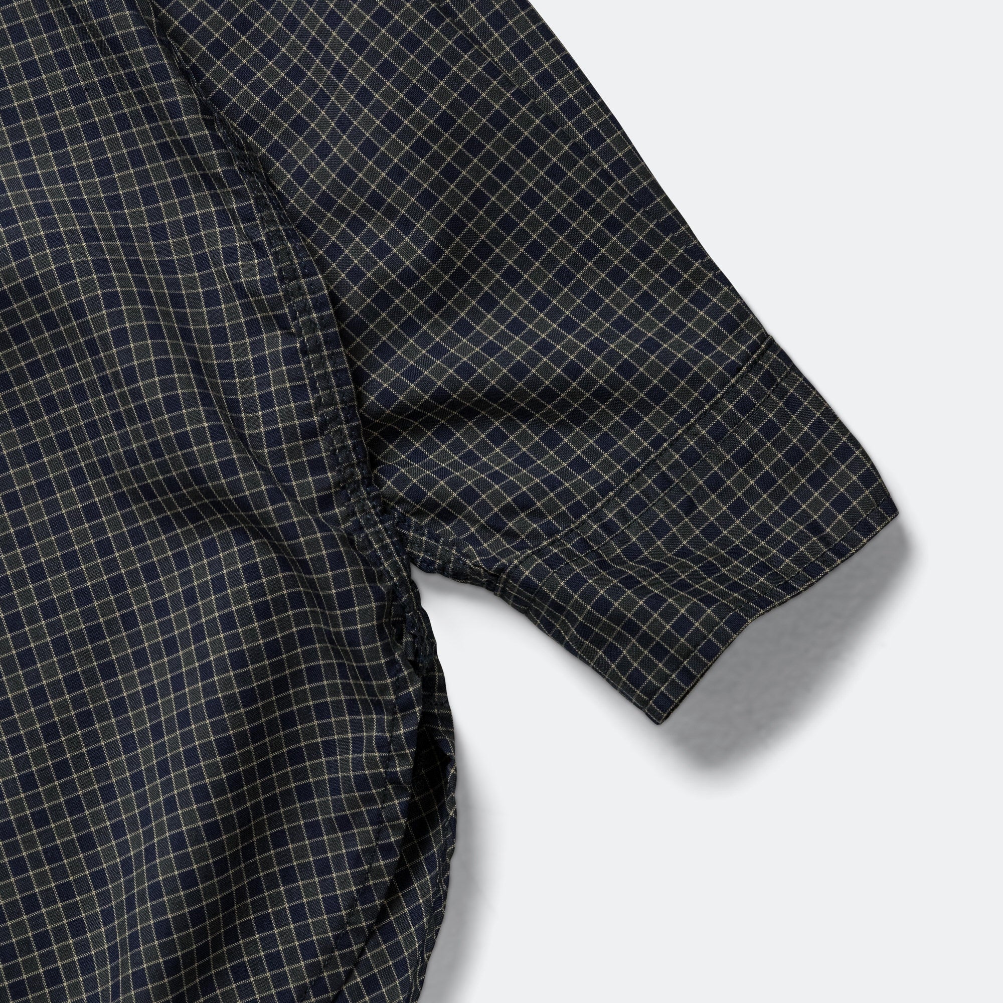 WORK Wool Plaid Shirt - Green - Image 5